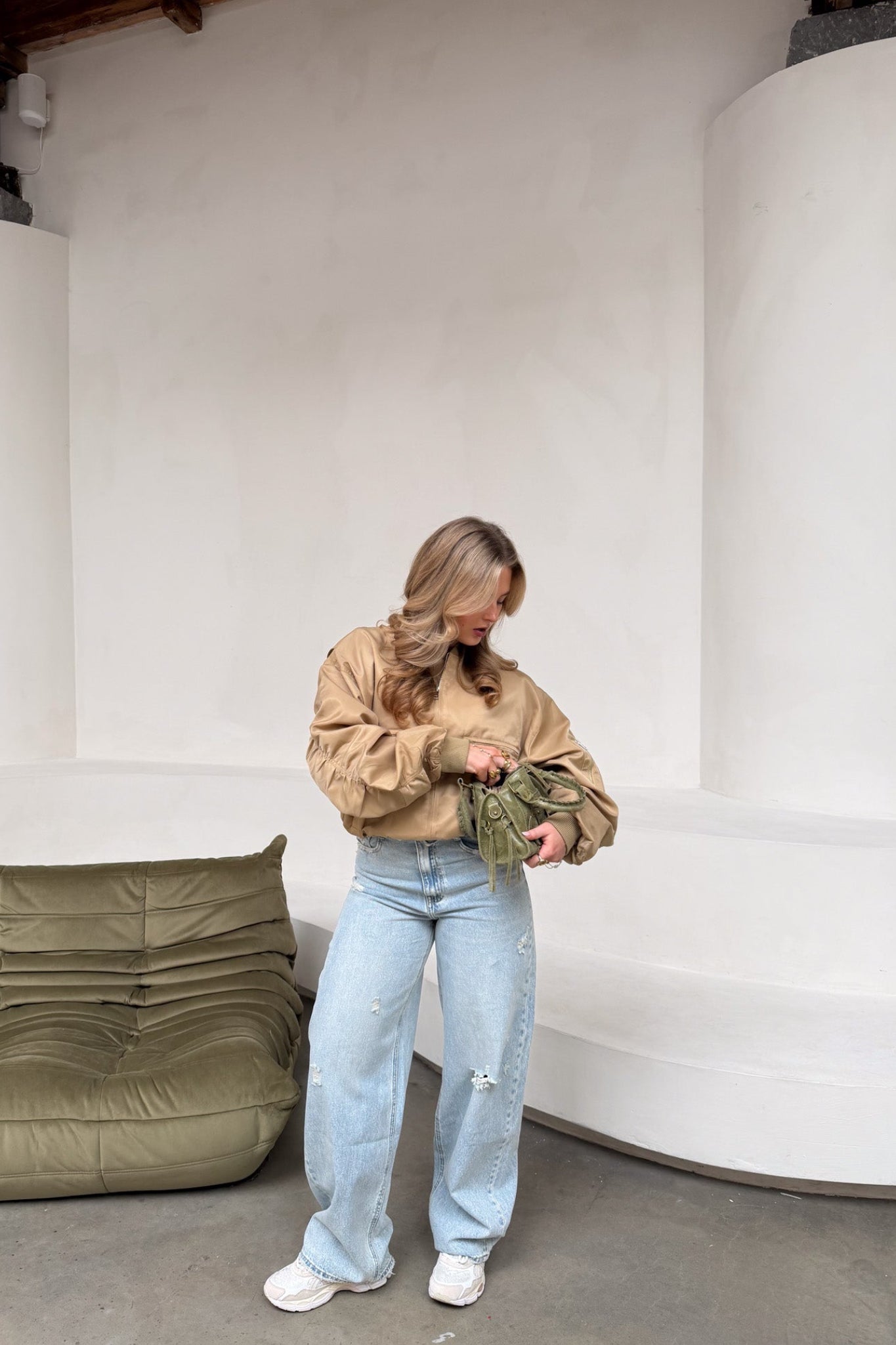 Viral Fold Over Jeans