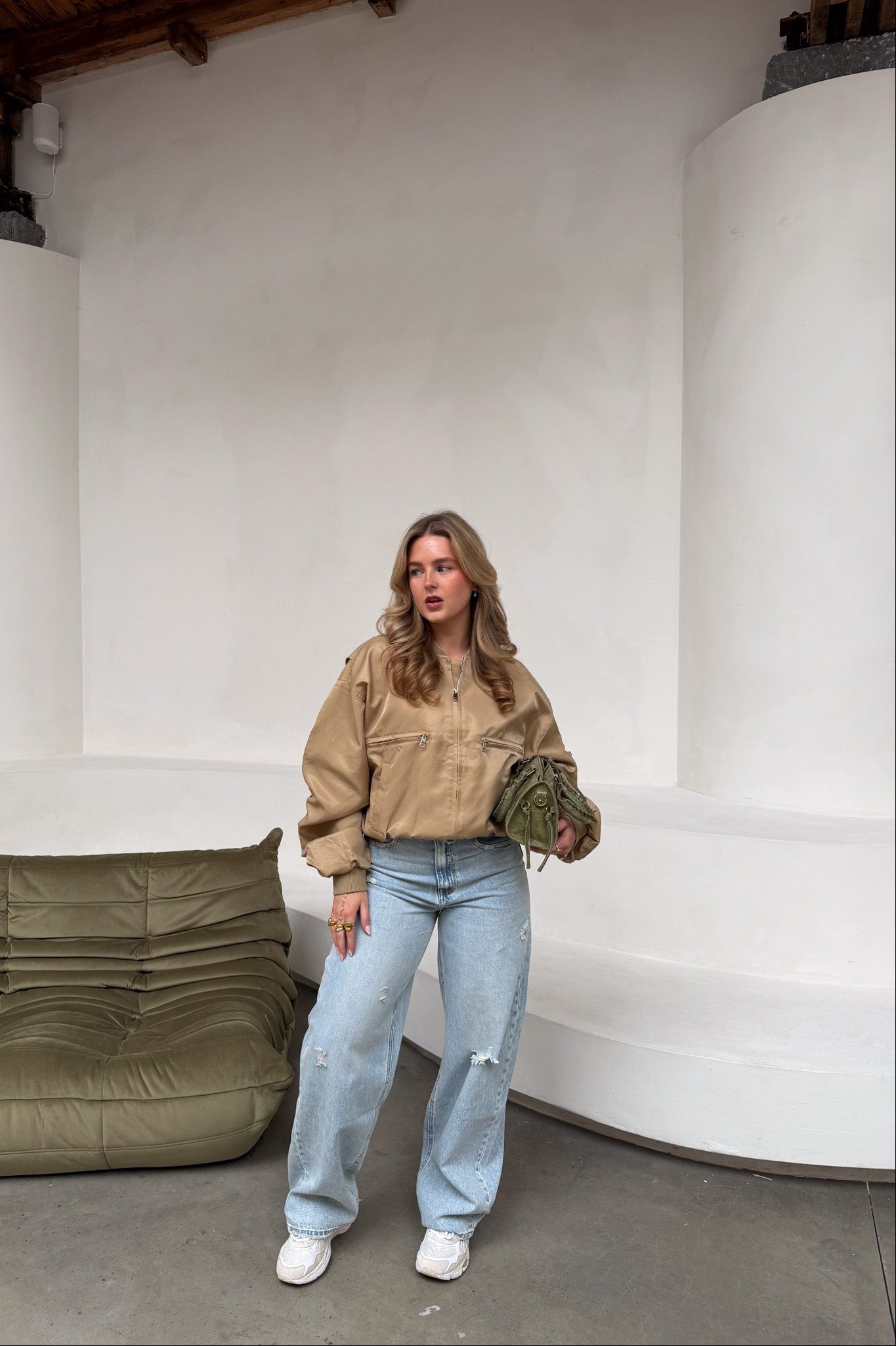 Viral Fold Over Jeans