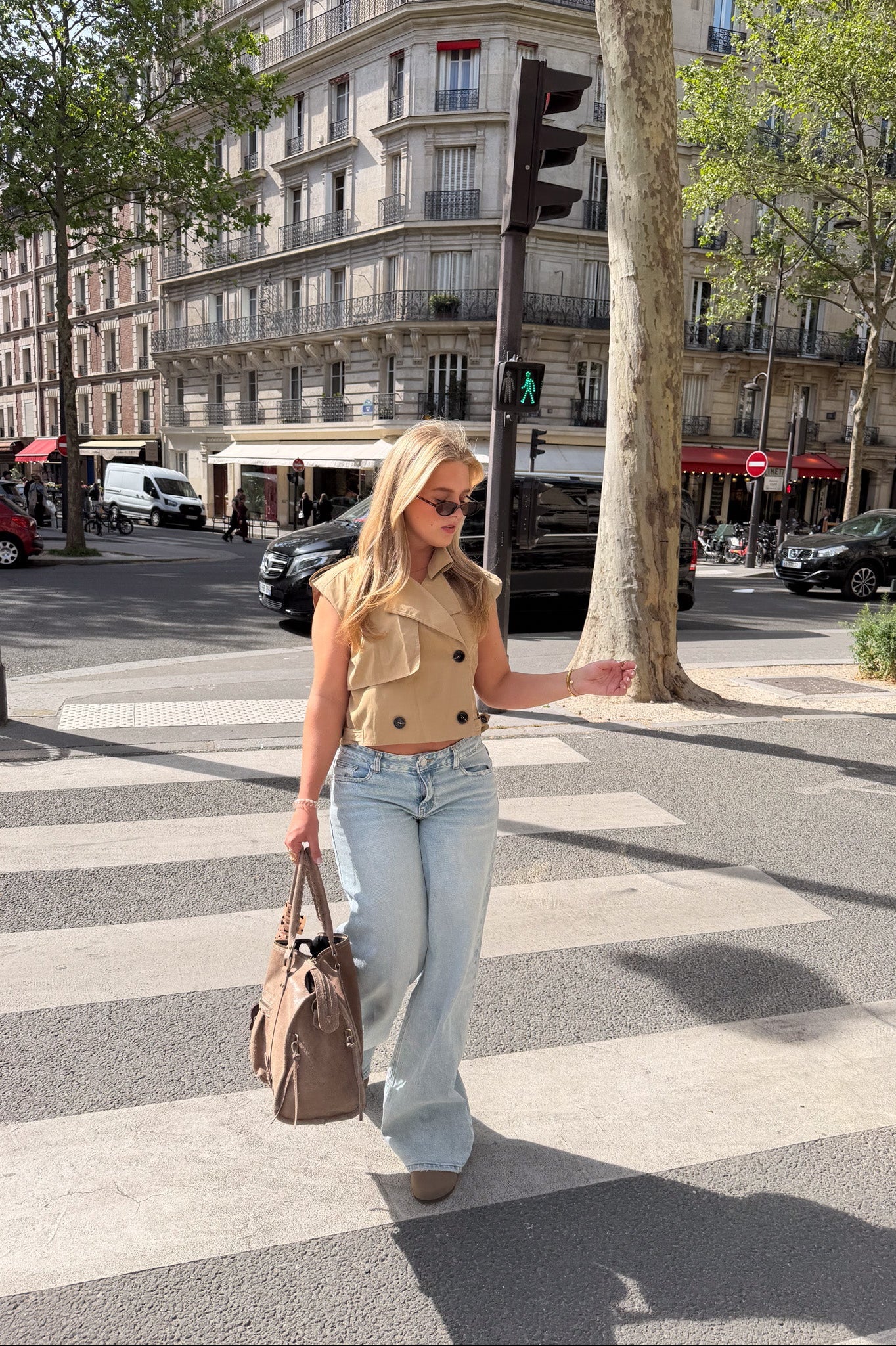 Paris Trench Top