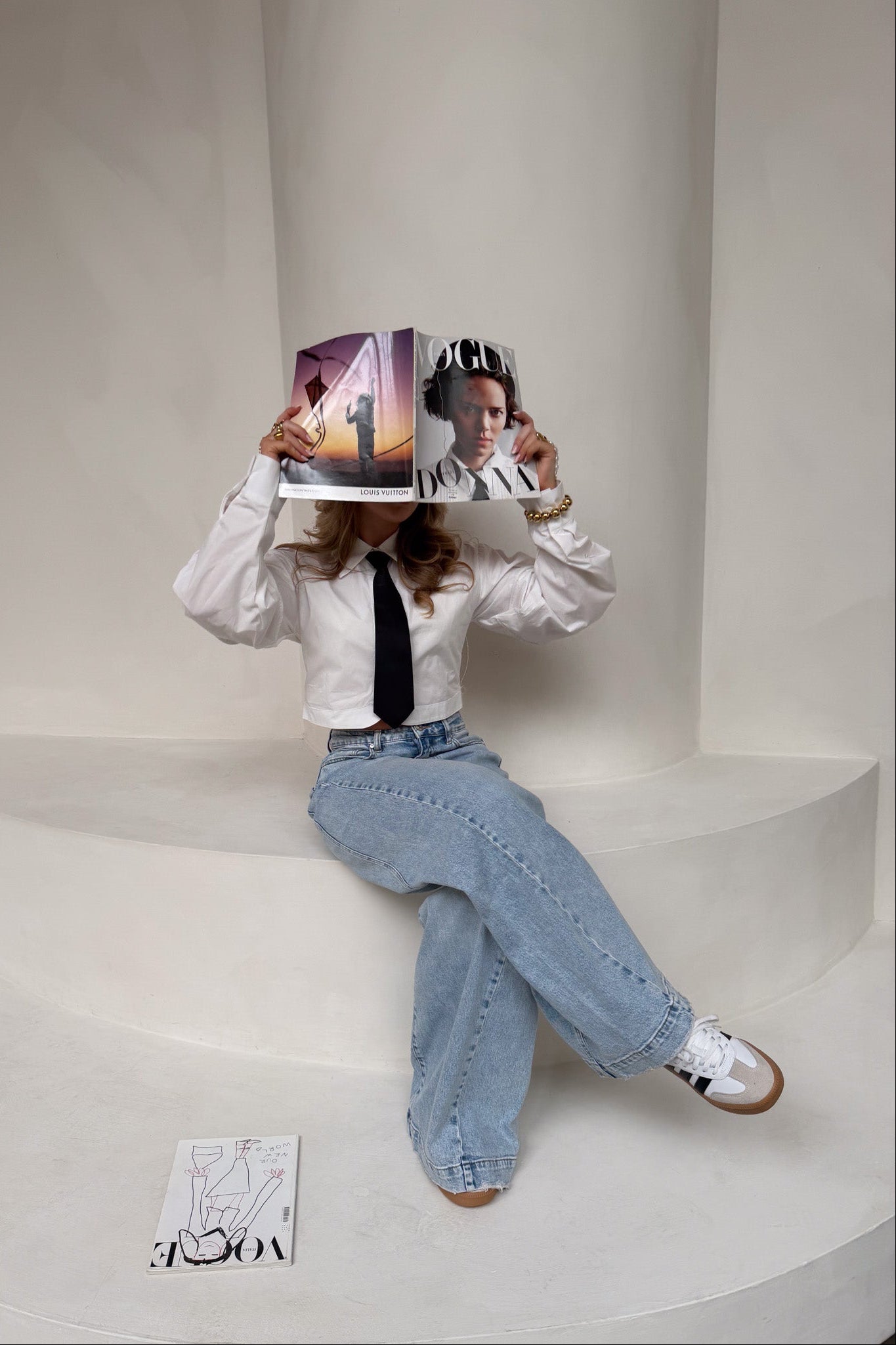 Chic Office Cropped Shirt