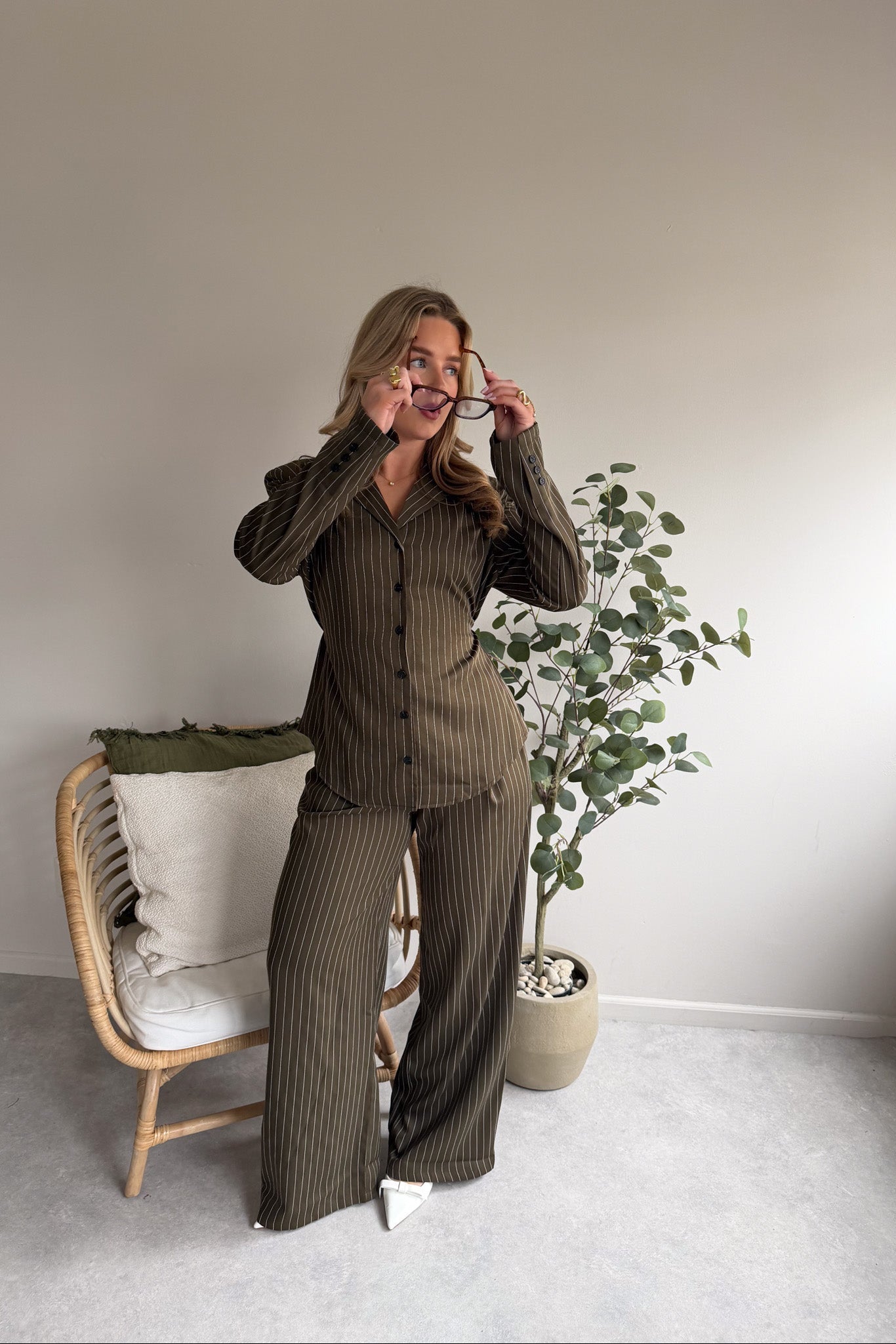 Copenhagen Pinstripe Blouse