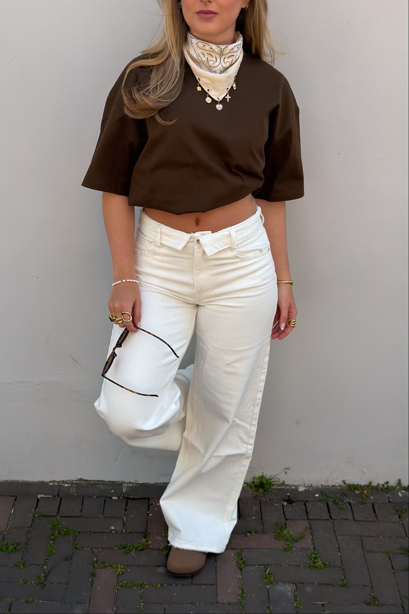 Basic Fold Over Jeans