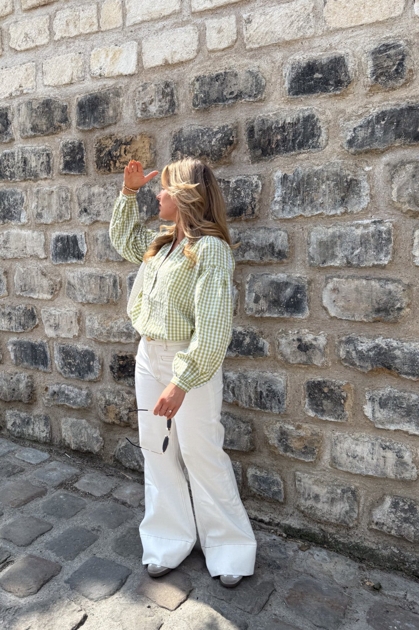 Gingham blouse