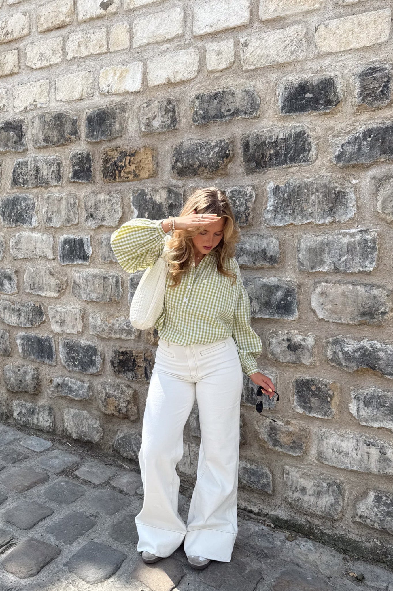 Gingham blouse