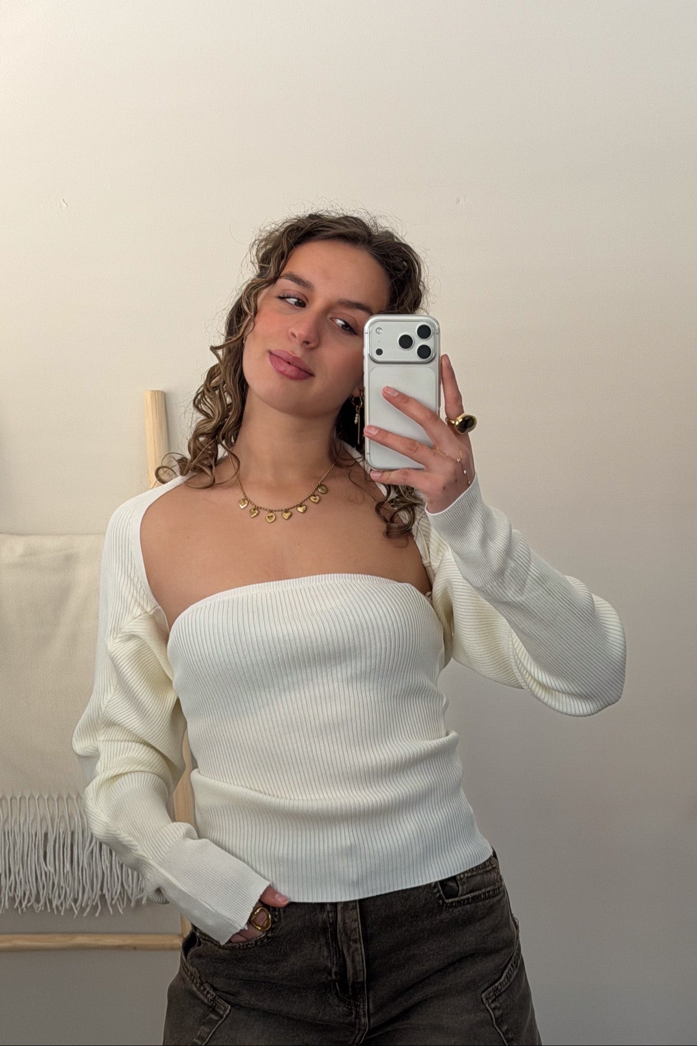Sleeved Bandeau Top