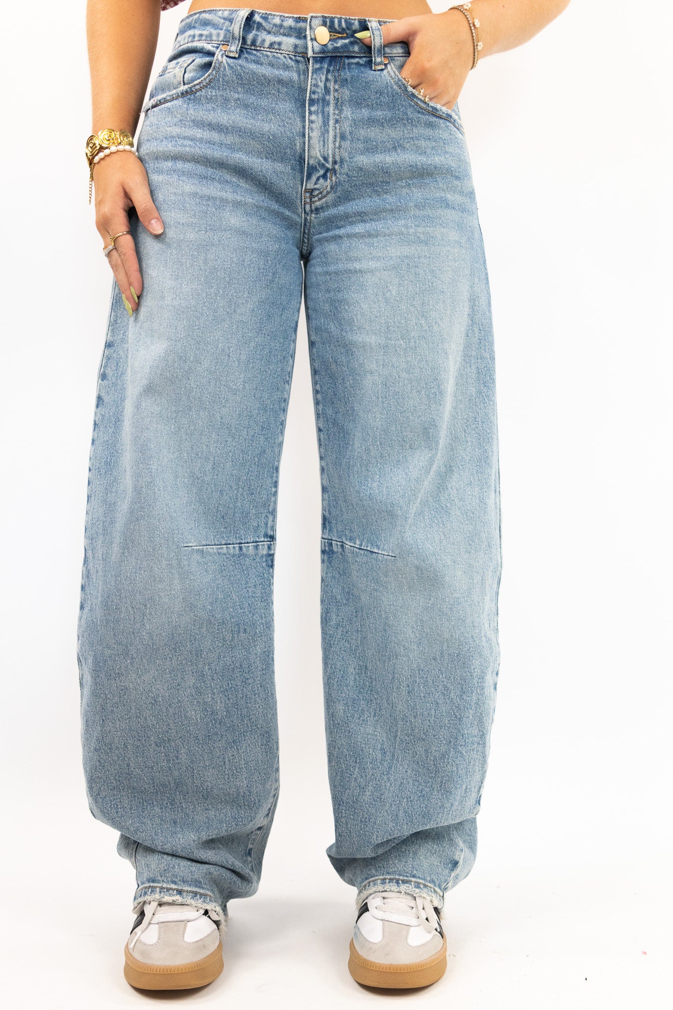 Gaia balloon jeans - stretch