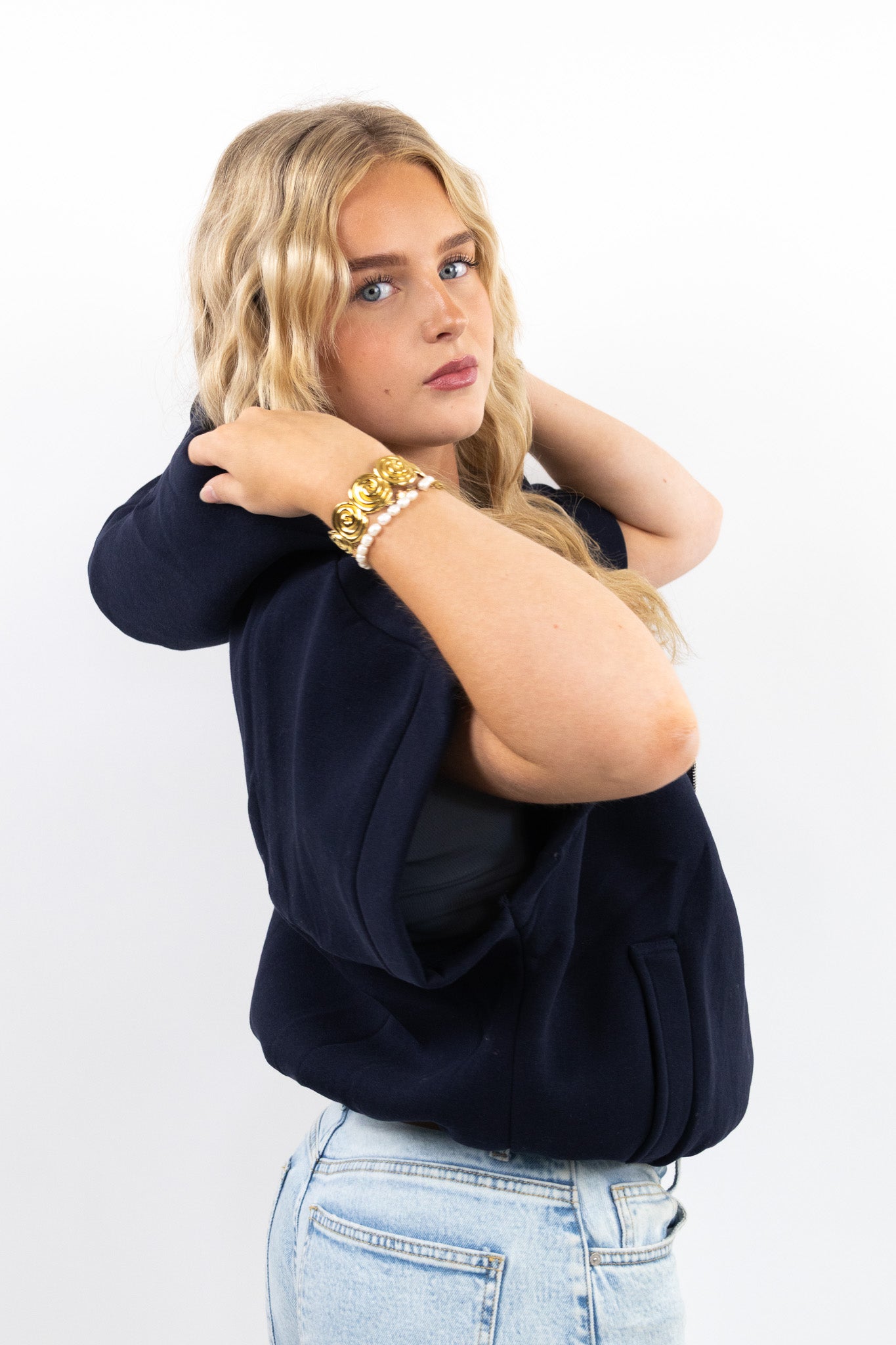 Sleeveless Zip Hoodie