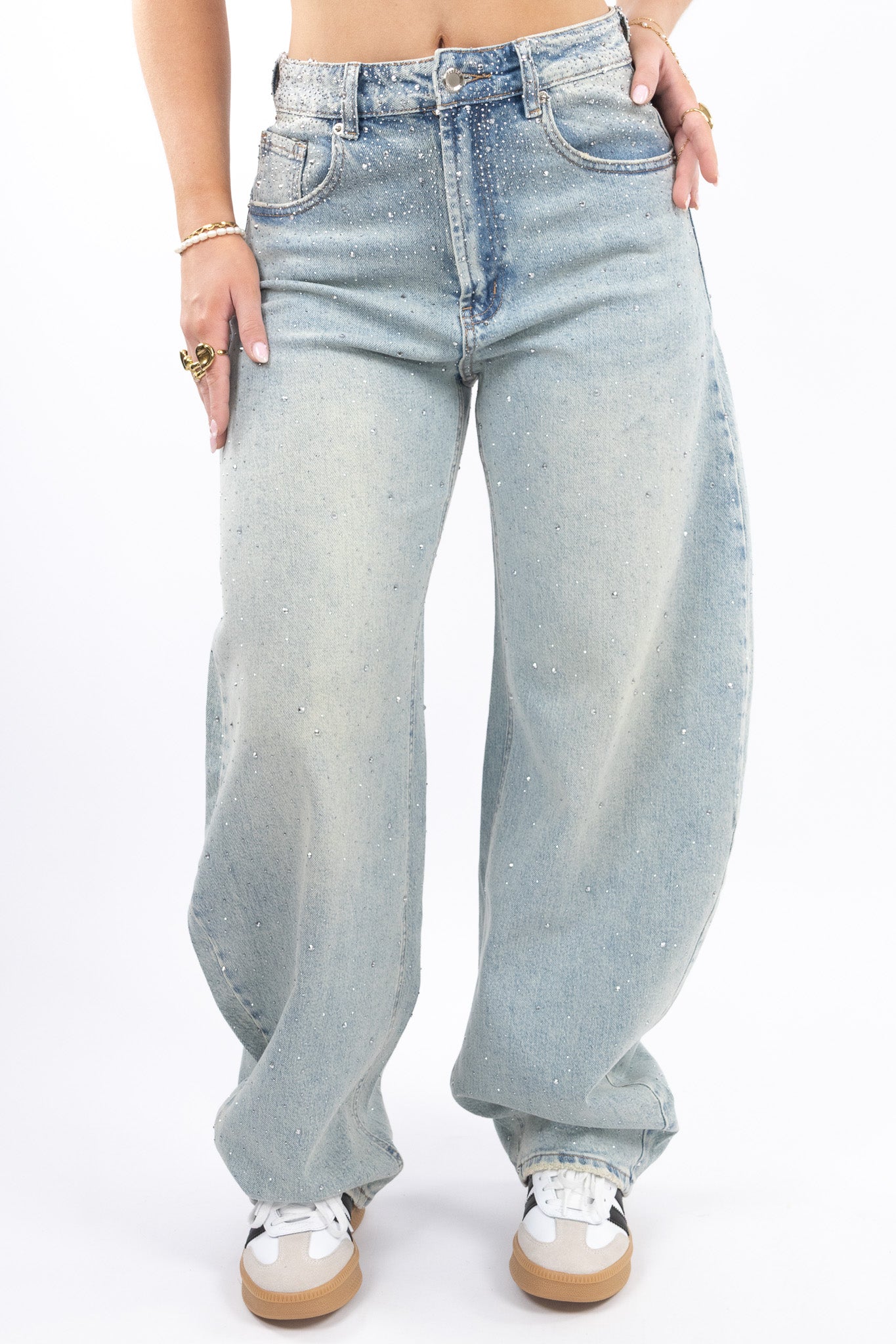 Bella Glitter Balloon Jeans