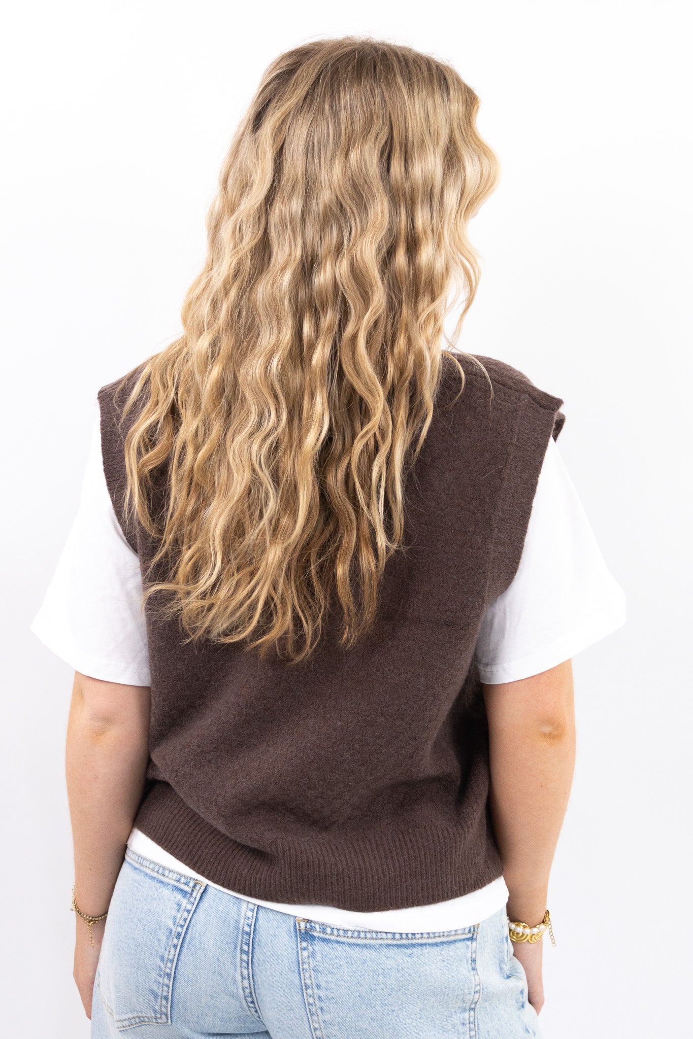 Knitted Button Gilet