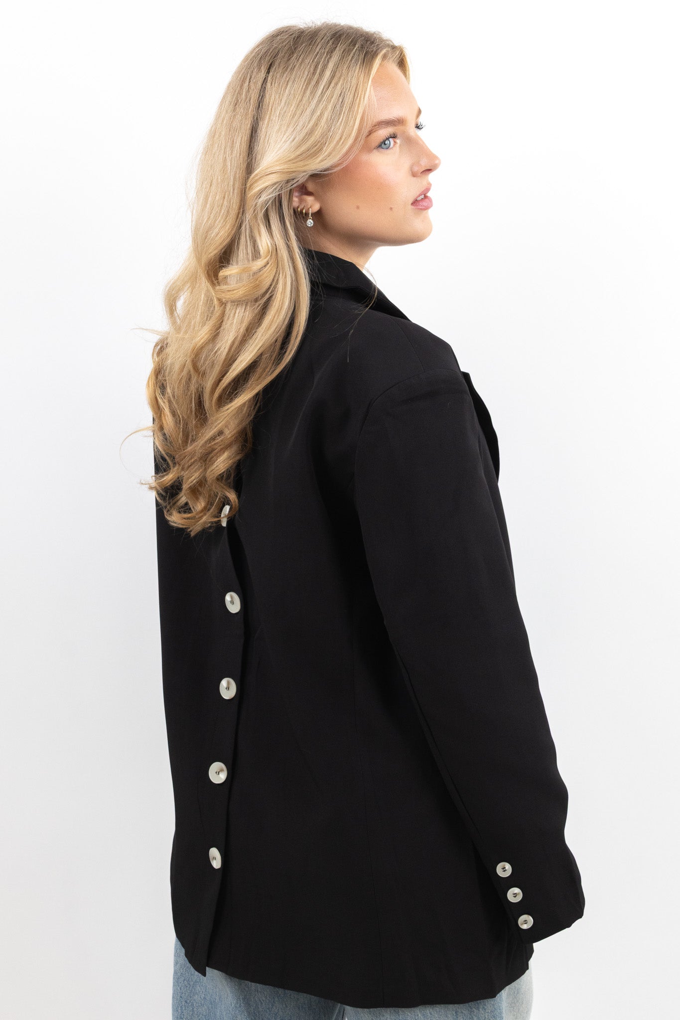 Back Button Blazer