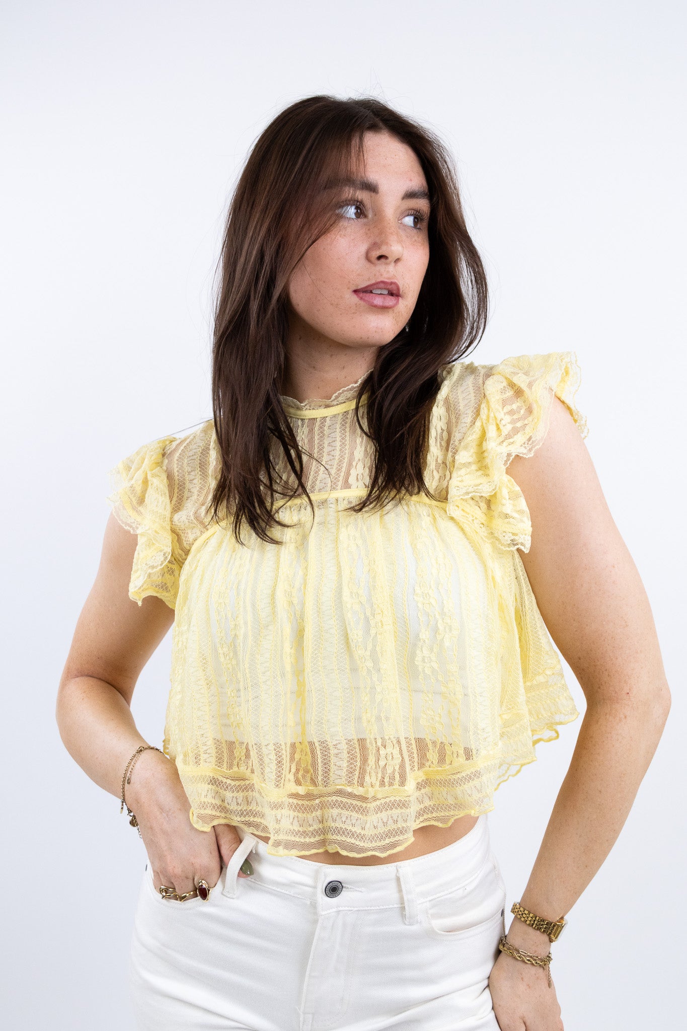Blossom lace top