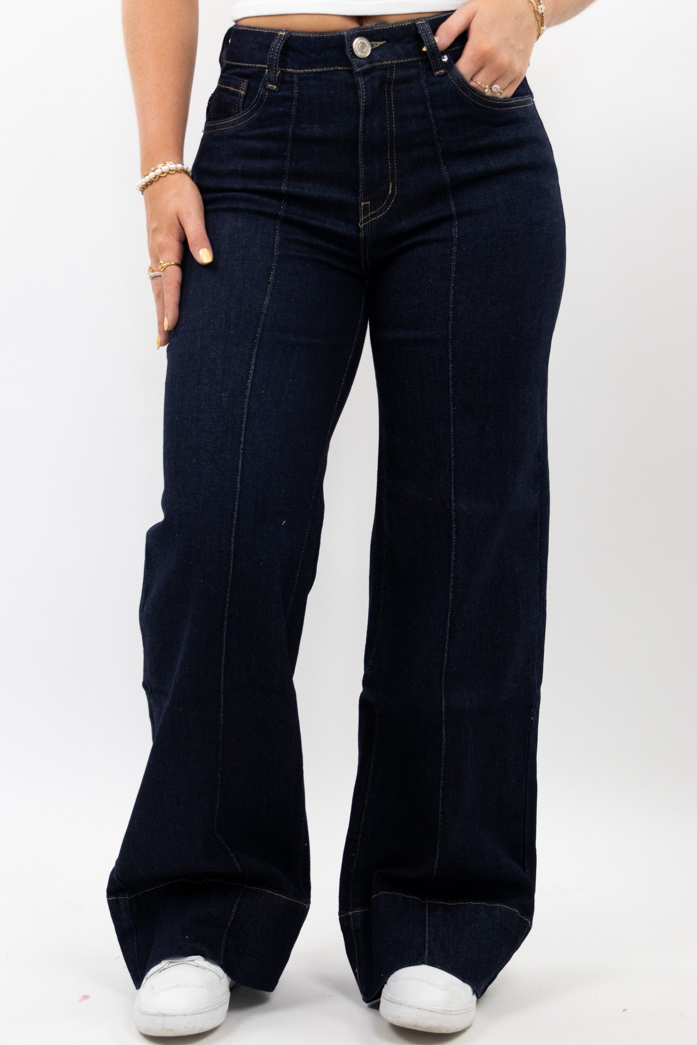 Nahla wide leg jeans - stretch