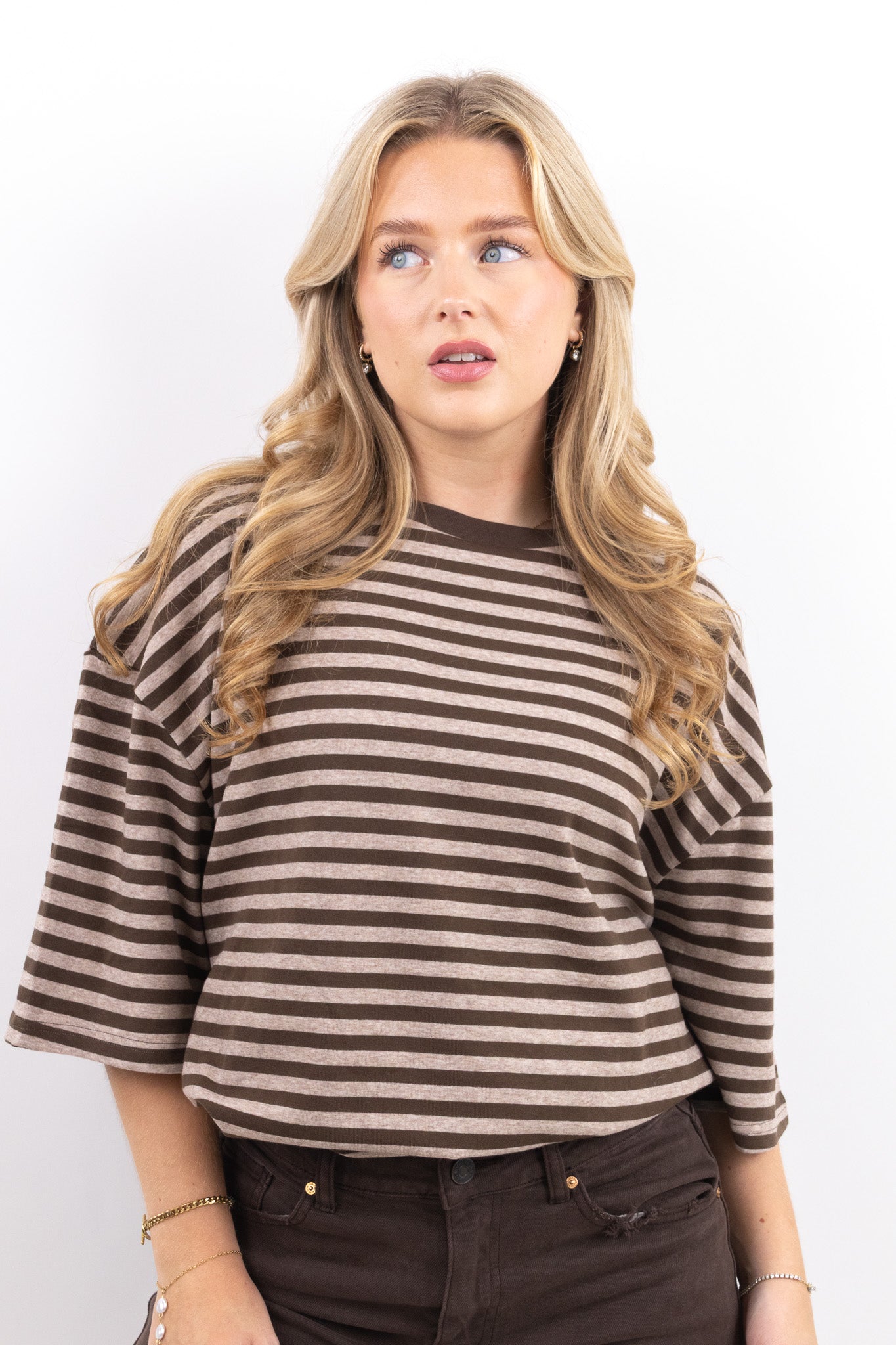 Striped Boxy Tee