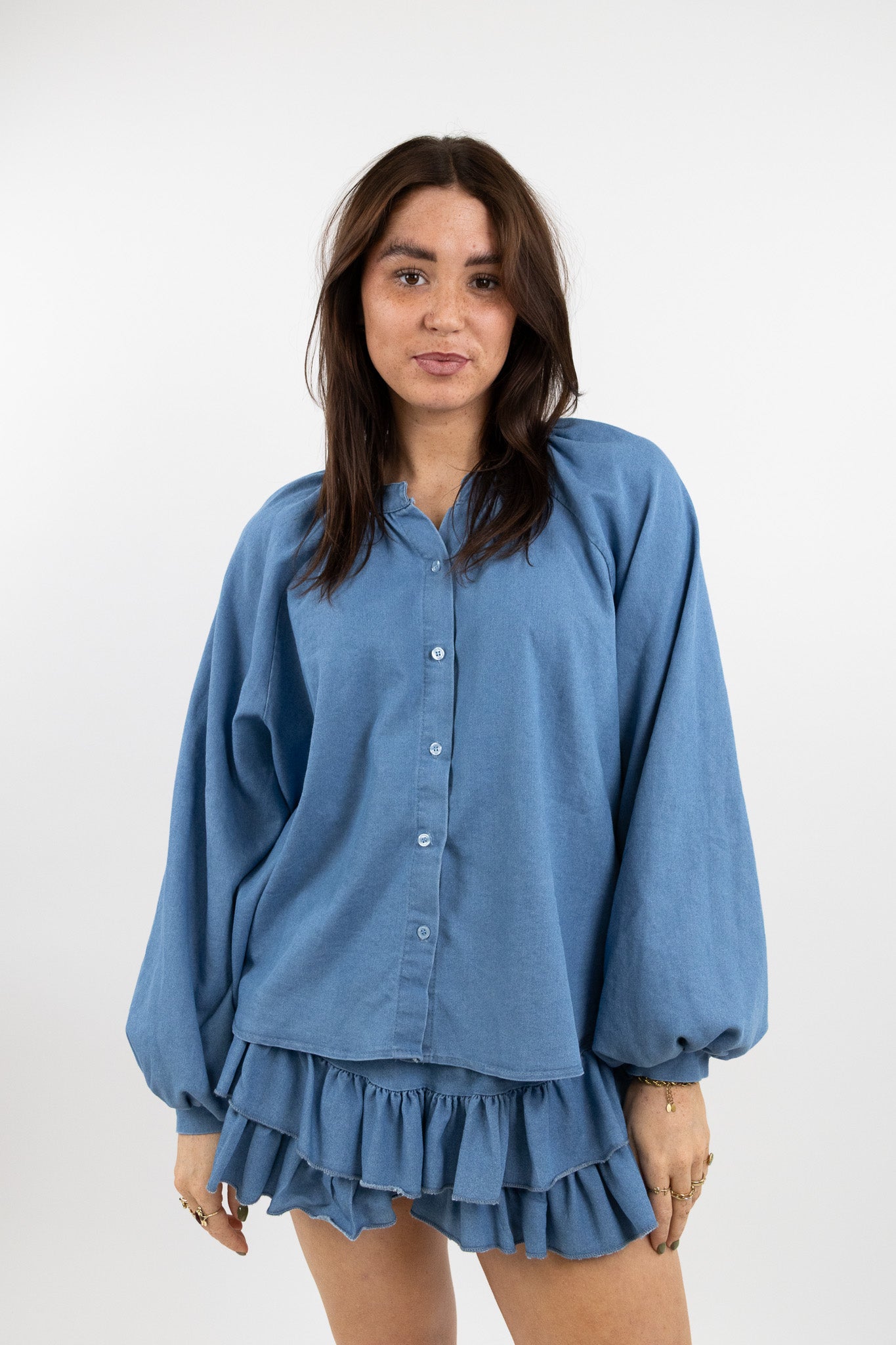 Lot denim blouse