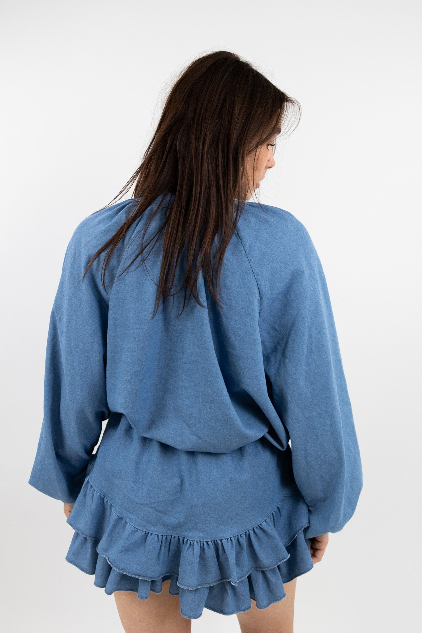Lot denim blouse