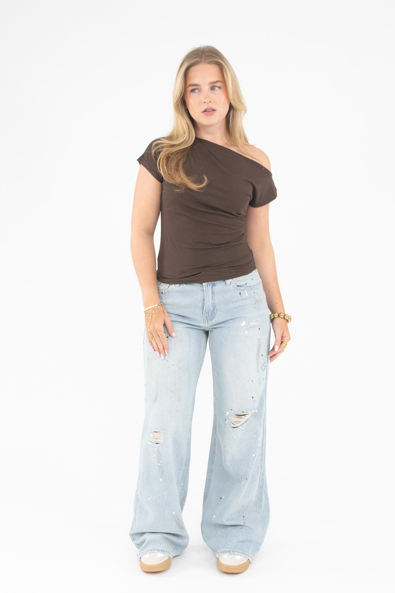 Chic One Shoulder Top