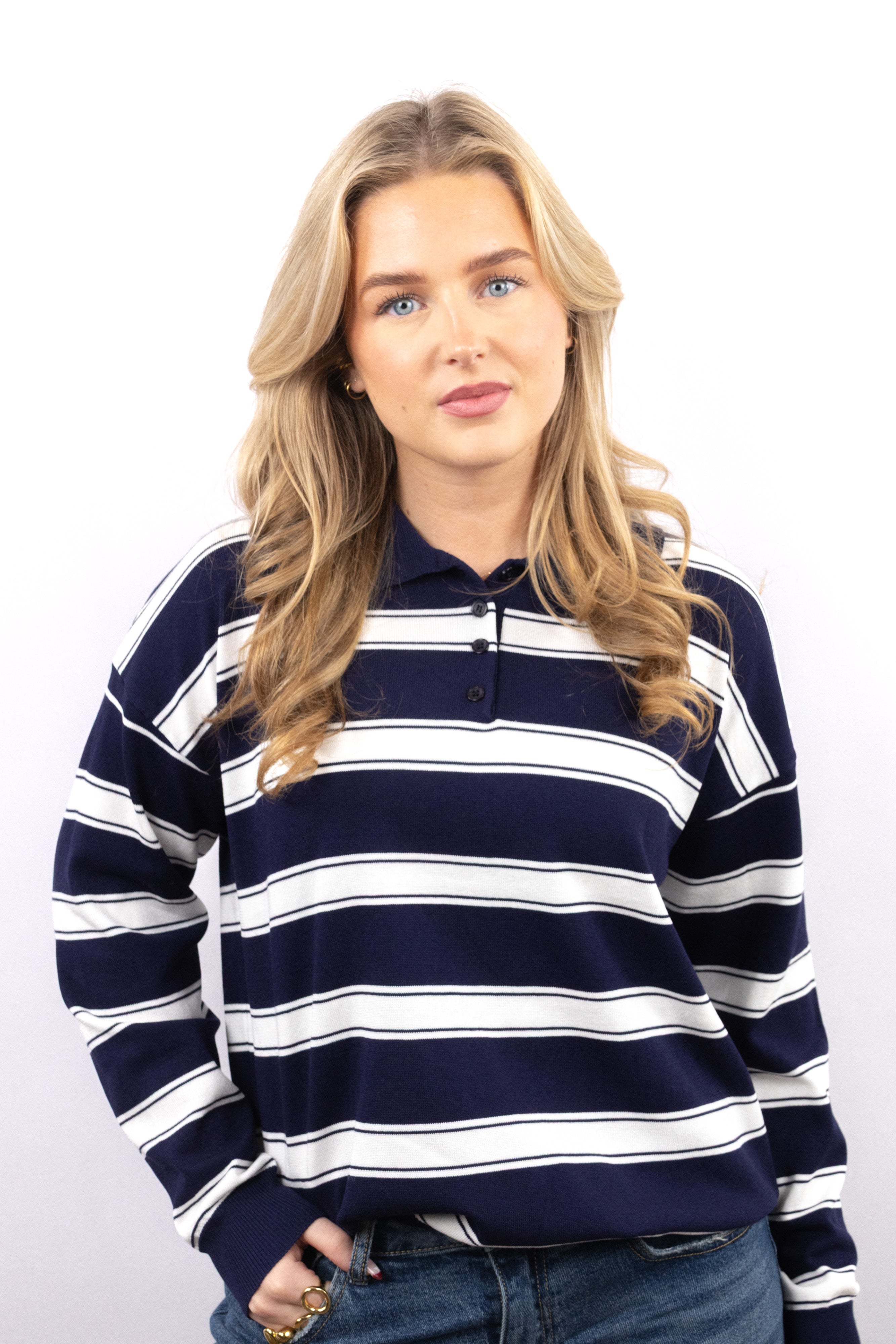 Long Sleeve Rugby Polo
