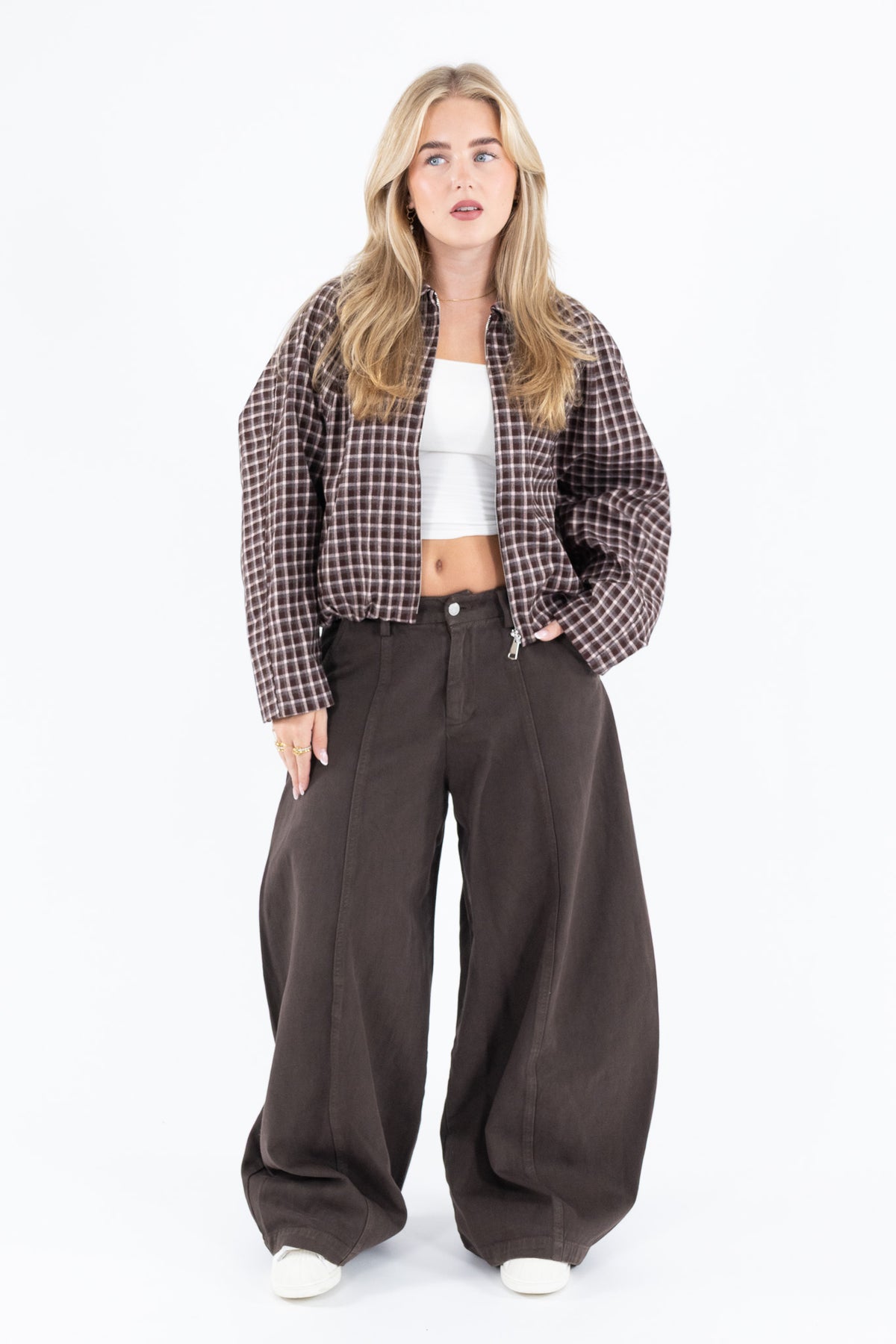 Pink Check Jacket