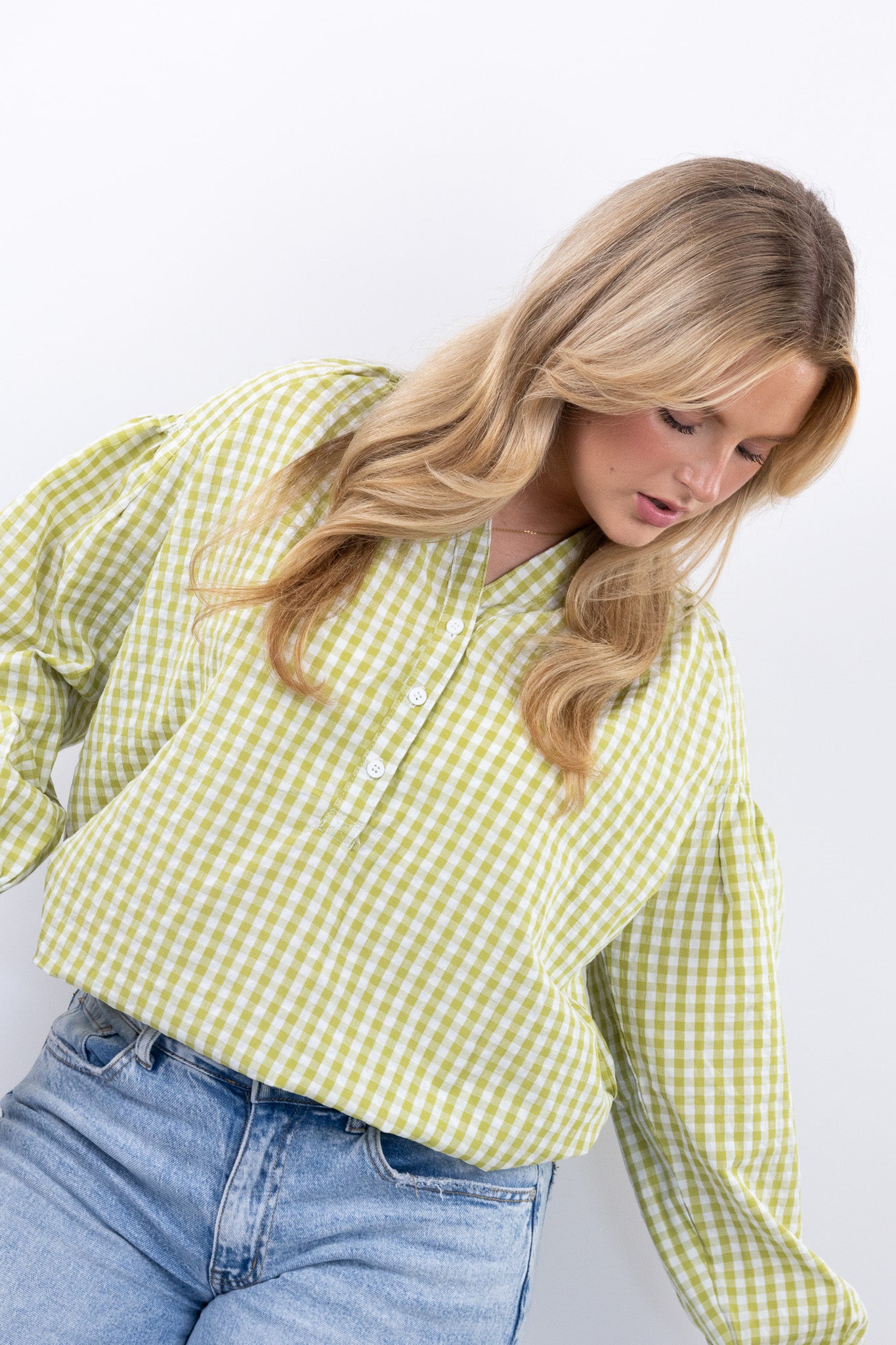 Gingham blouse