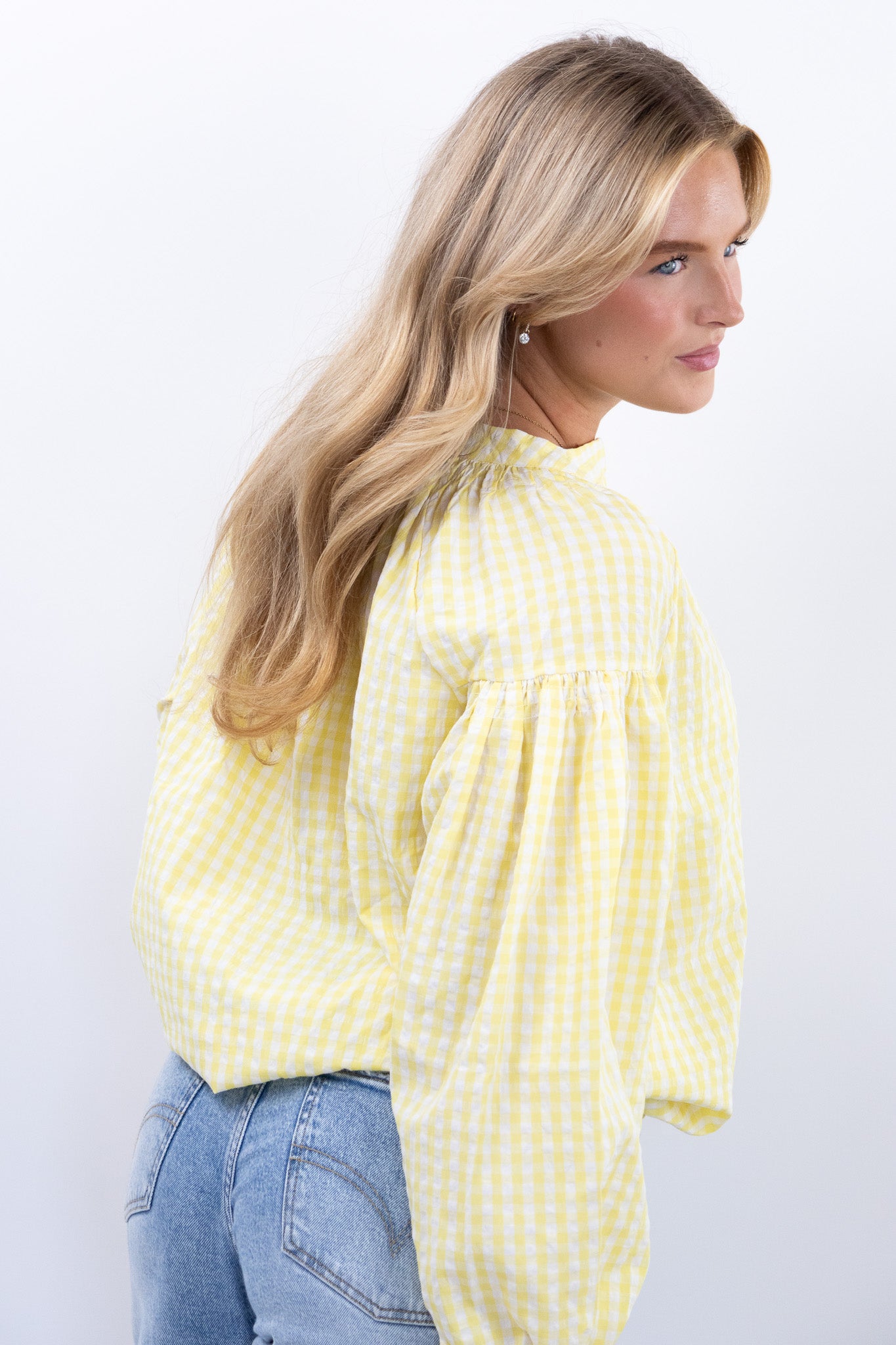 Gingham blouse