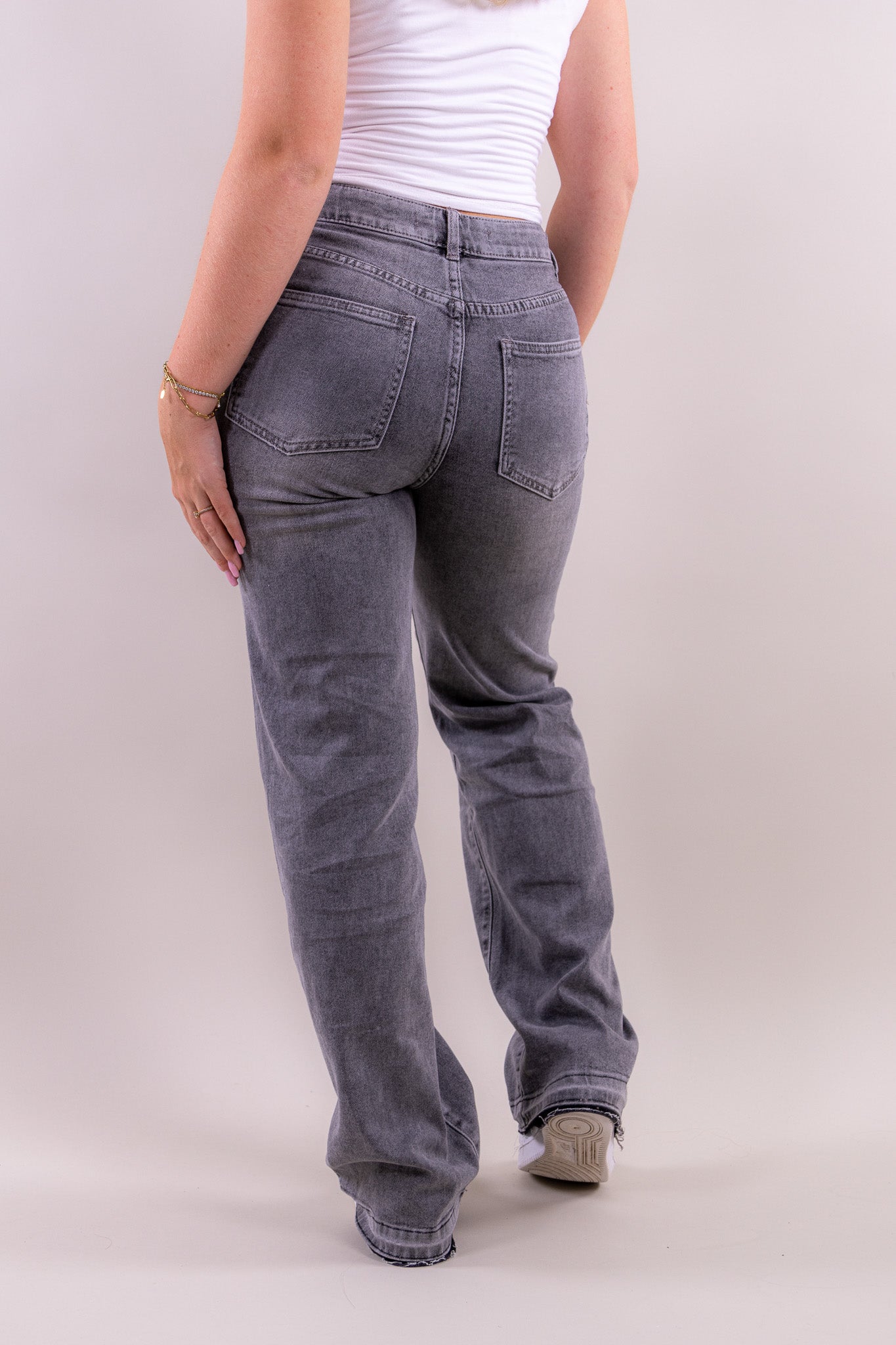Nova mid waist jeans - stretch