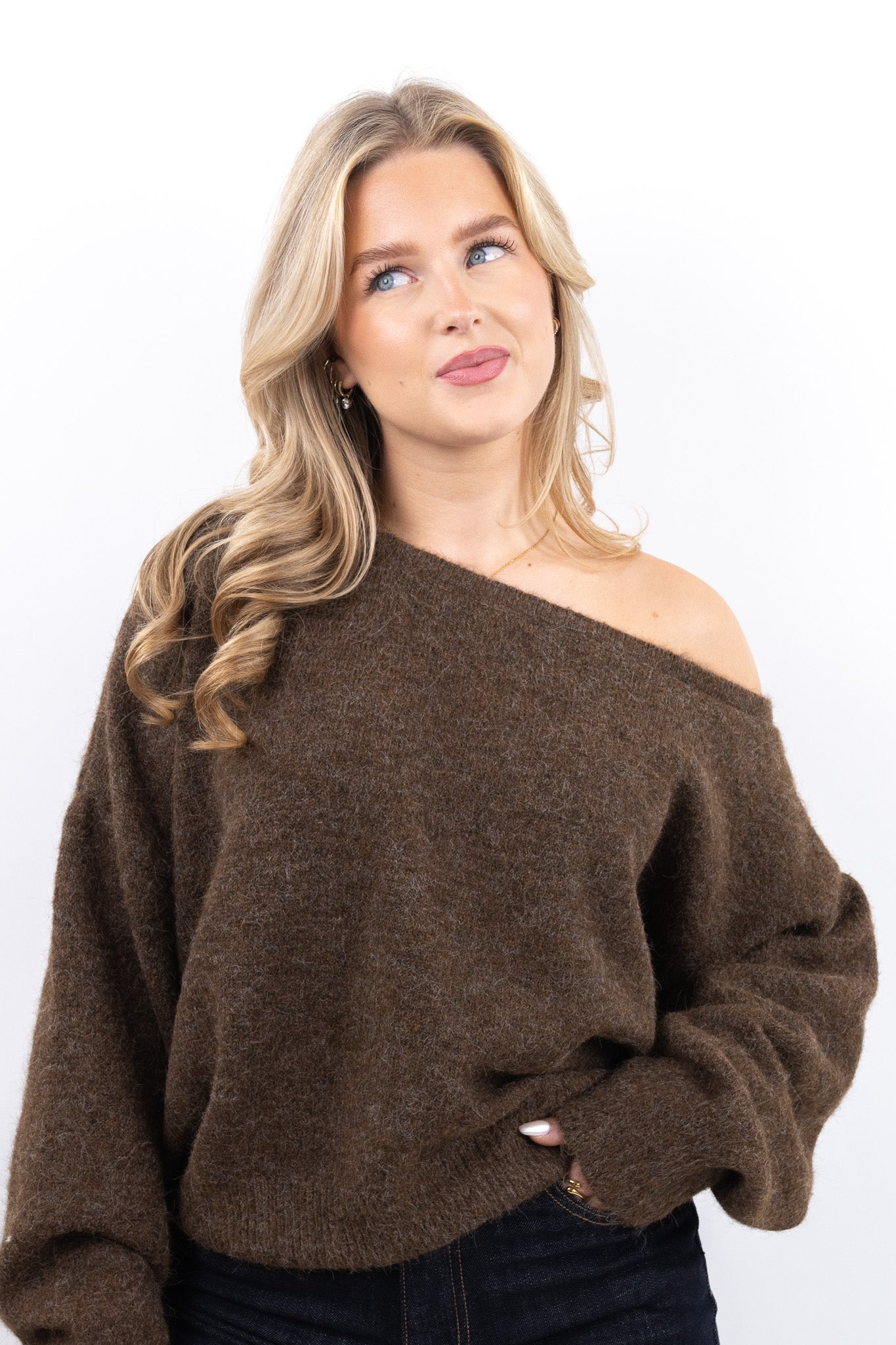 Cozy Off-Shoulder Knit