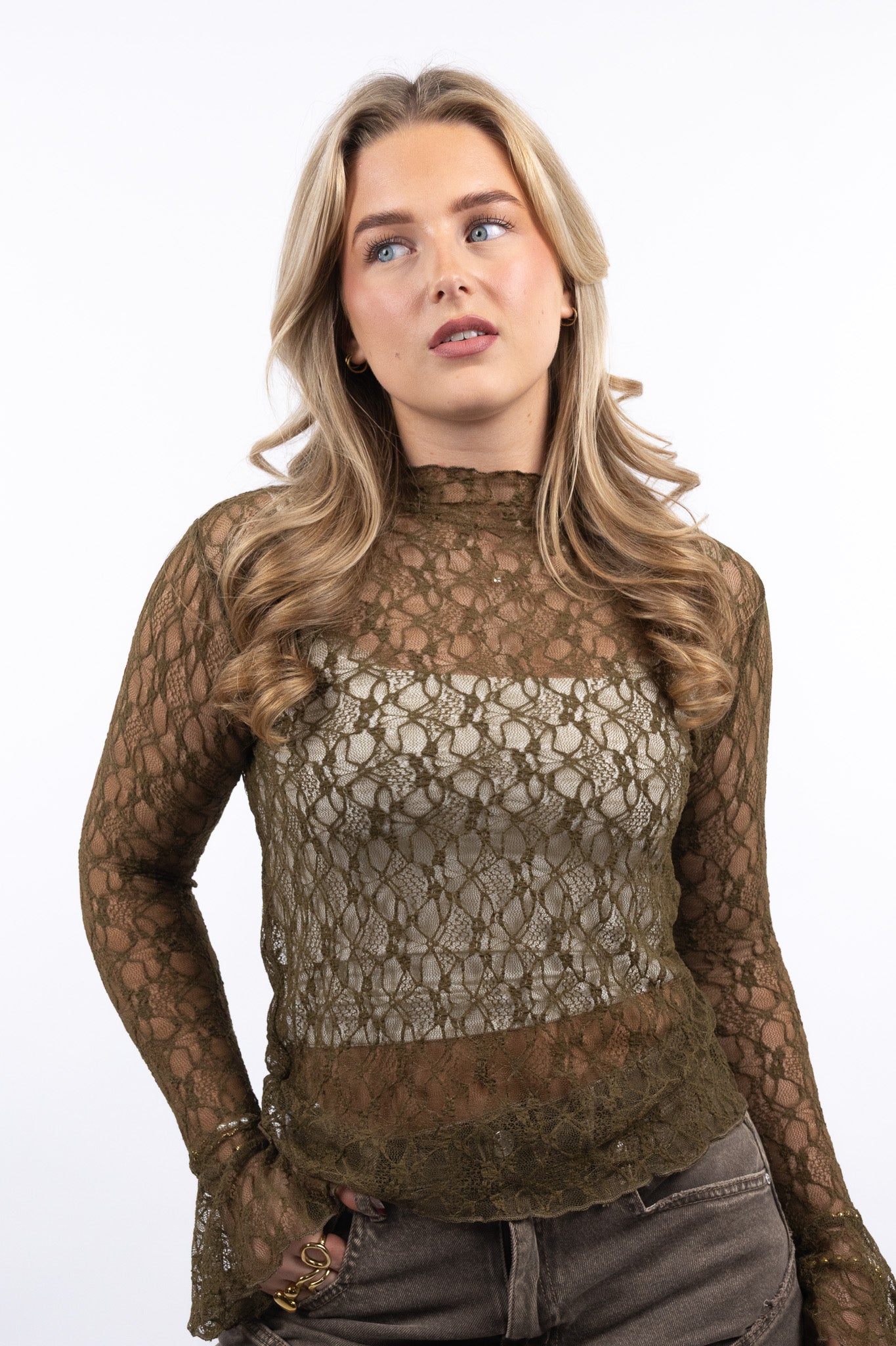 Sheer Lace Top