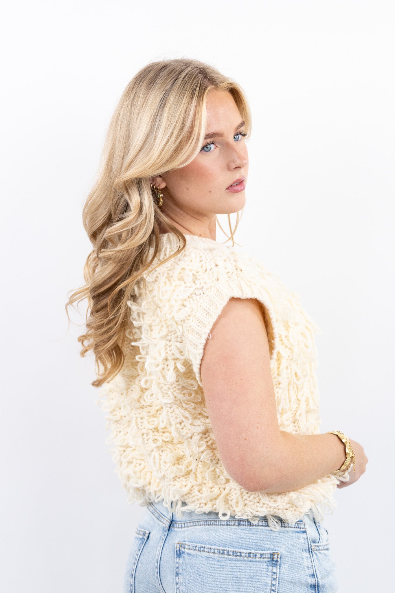 Cloudy Knit Vest