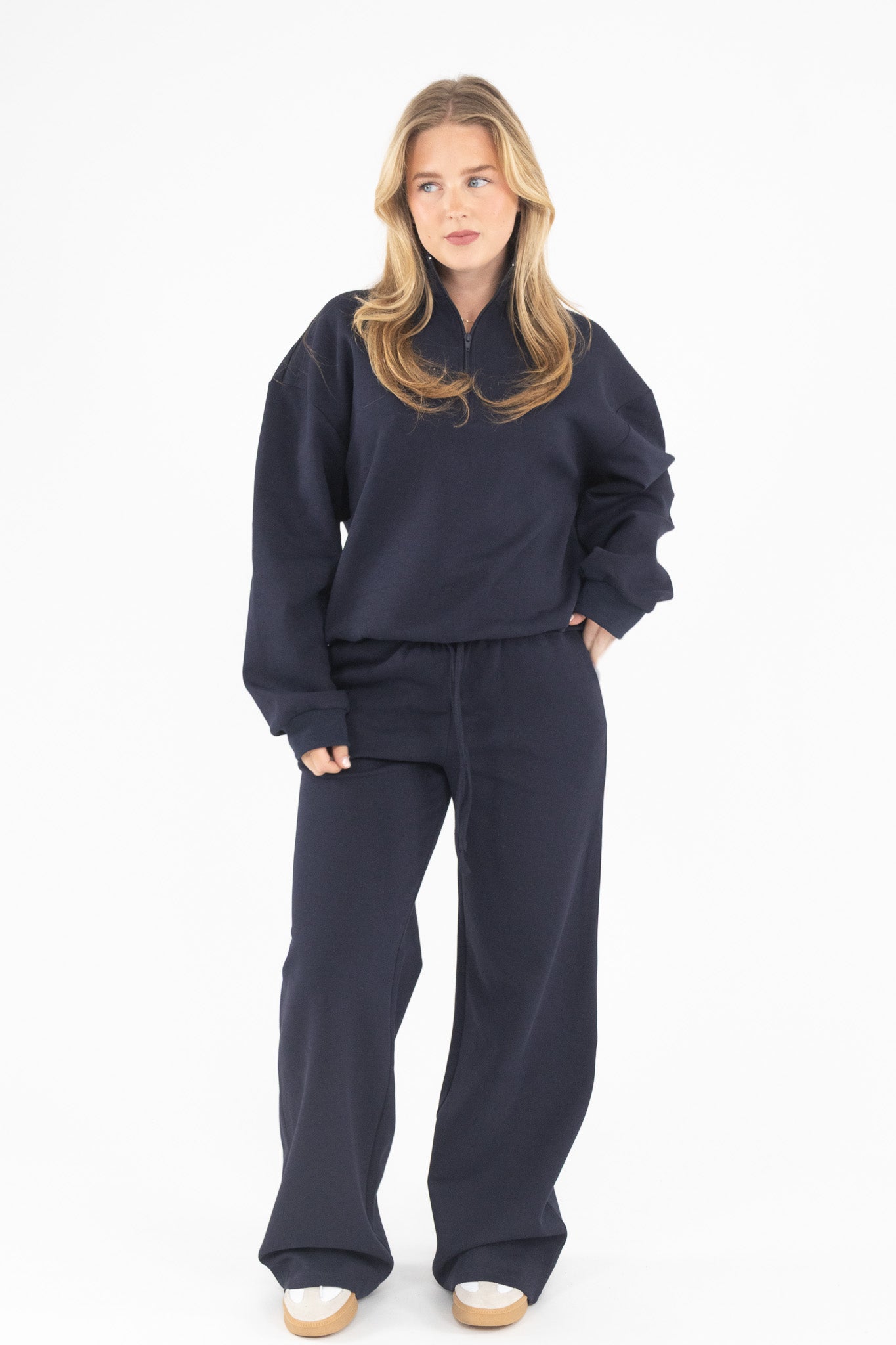 Oversized Half Zip Sweater