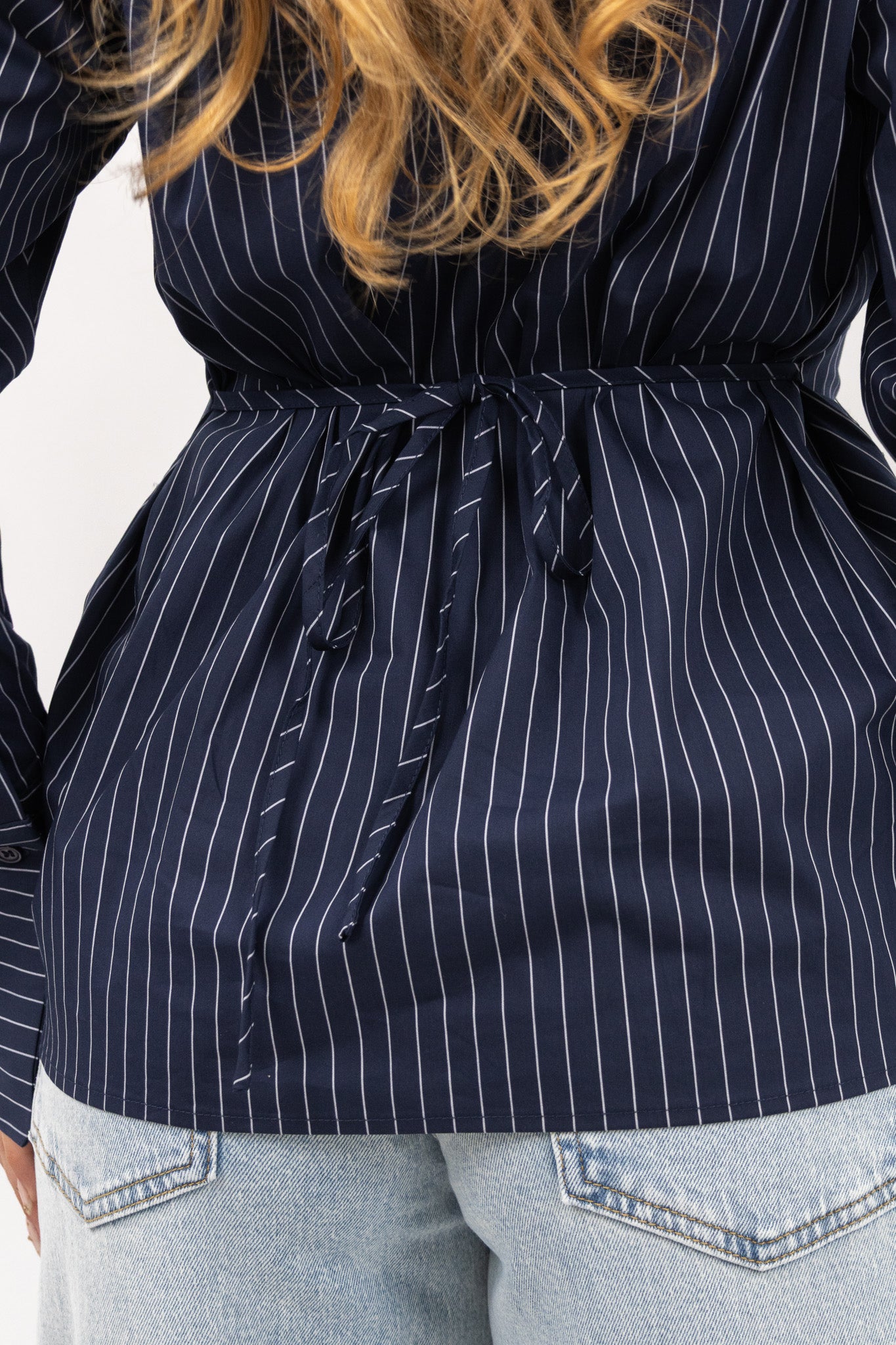 Tailored Stripe Blouse