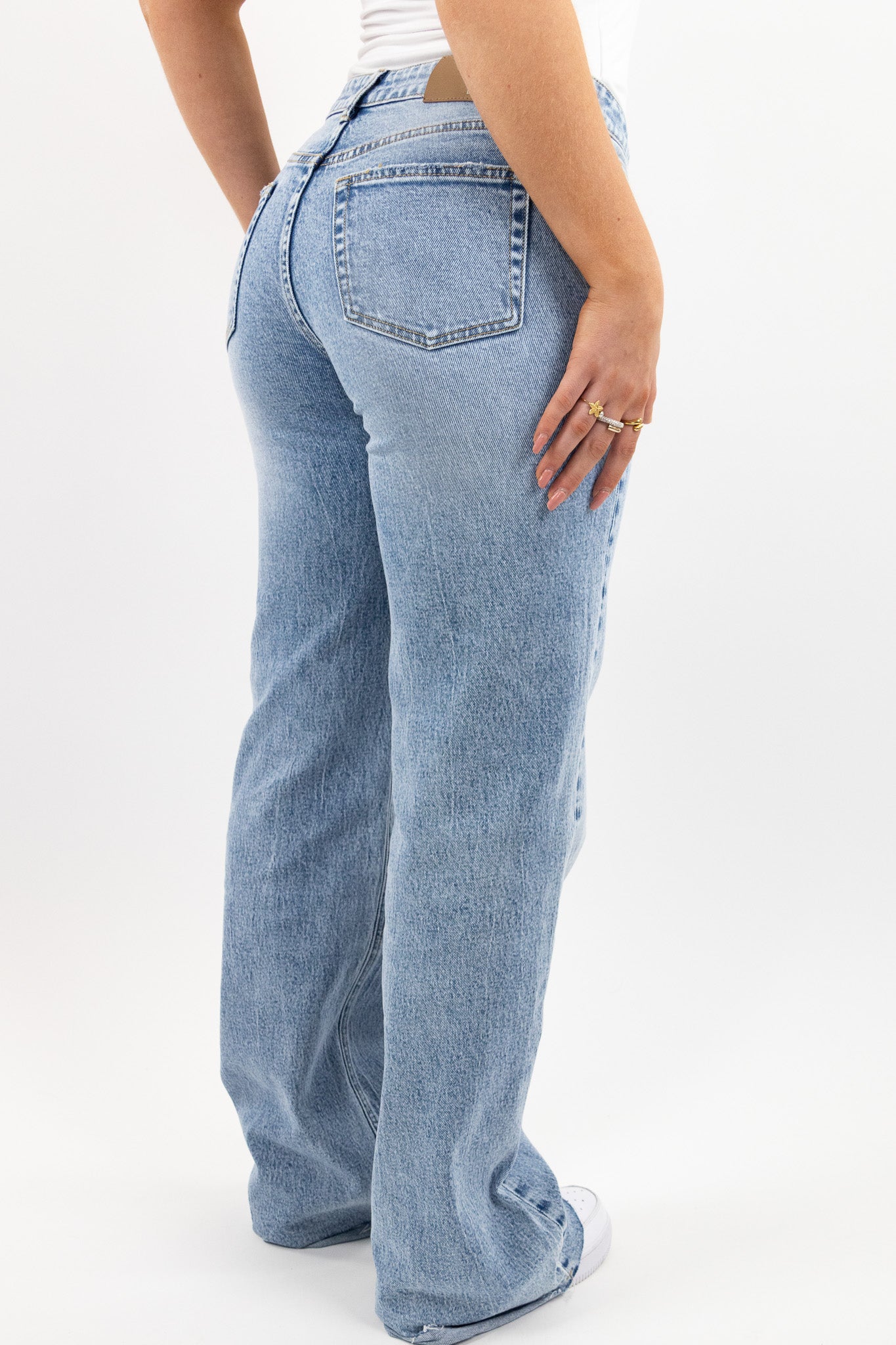 Leah mid waist jeans - stretch