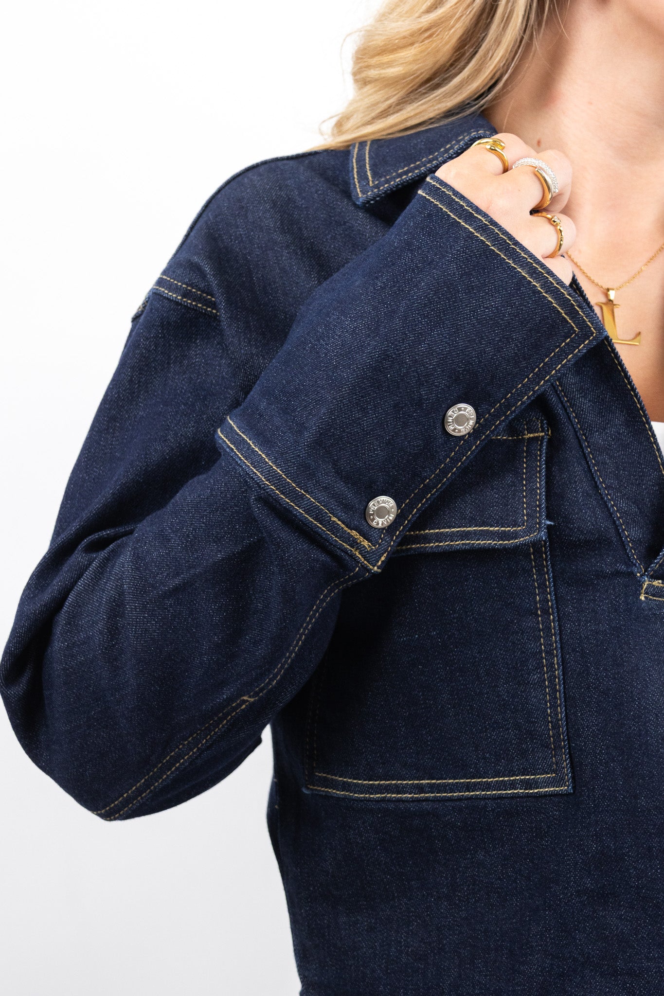 Denim Pocket Top