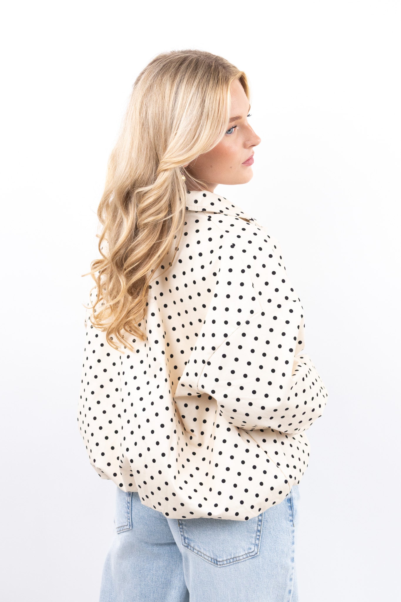 Oversized Polkadot jacket