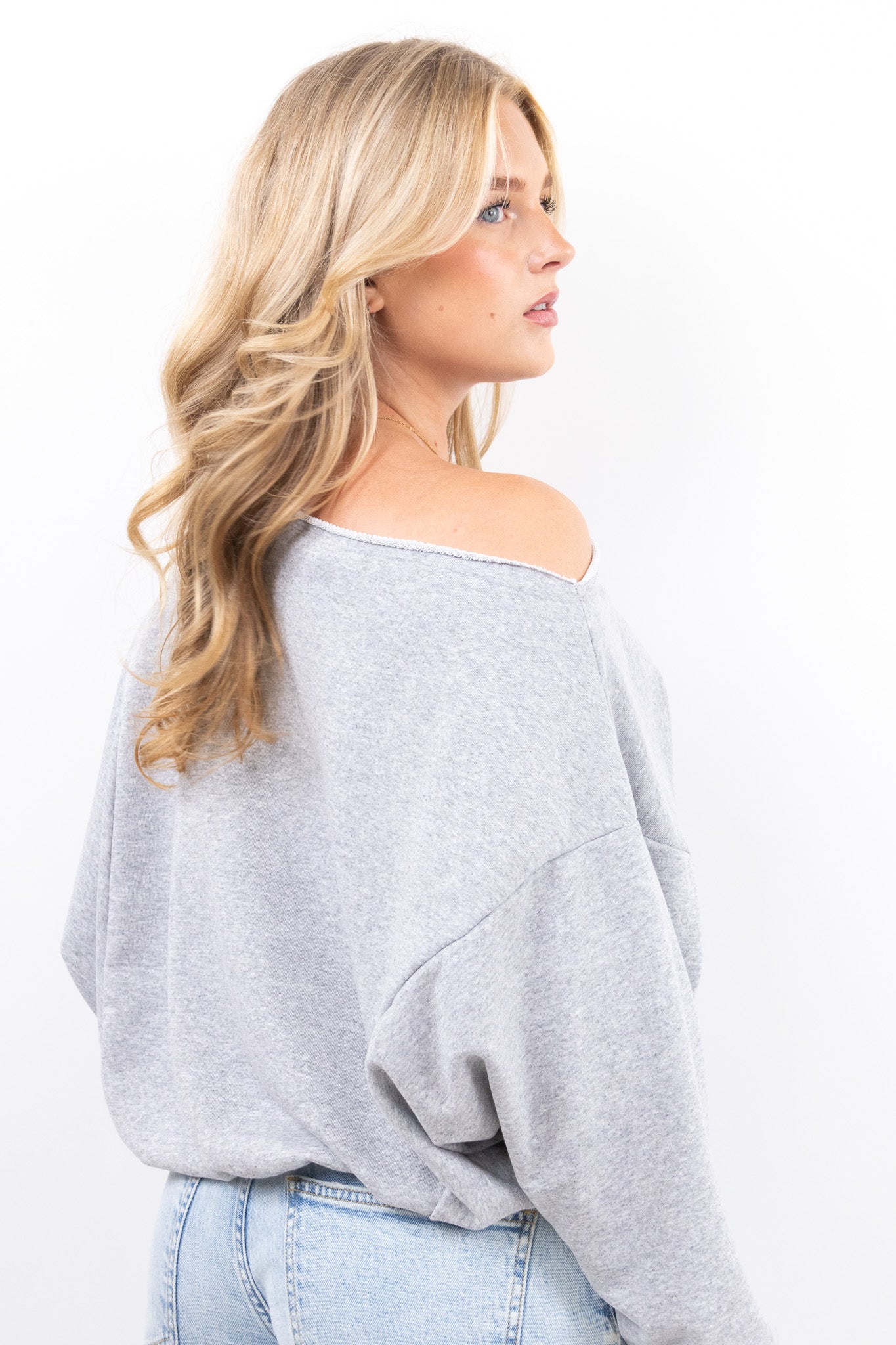 Casual Off Shoulder Sweater