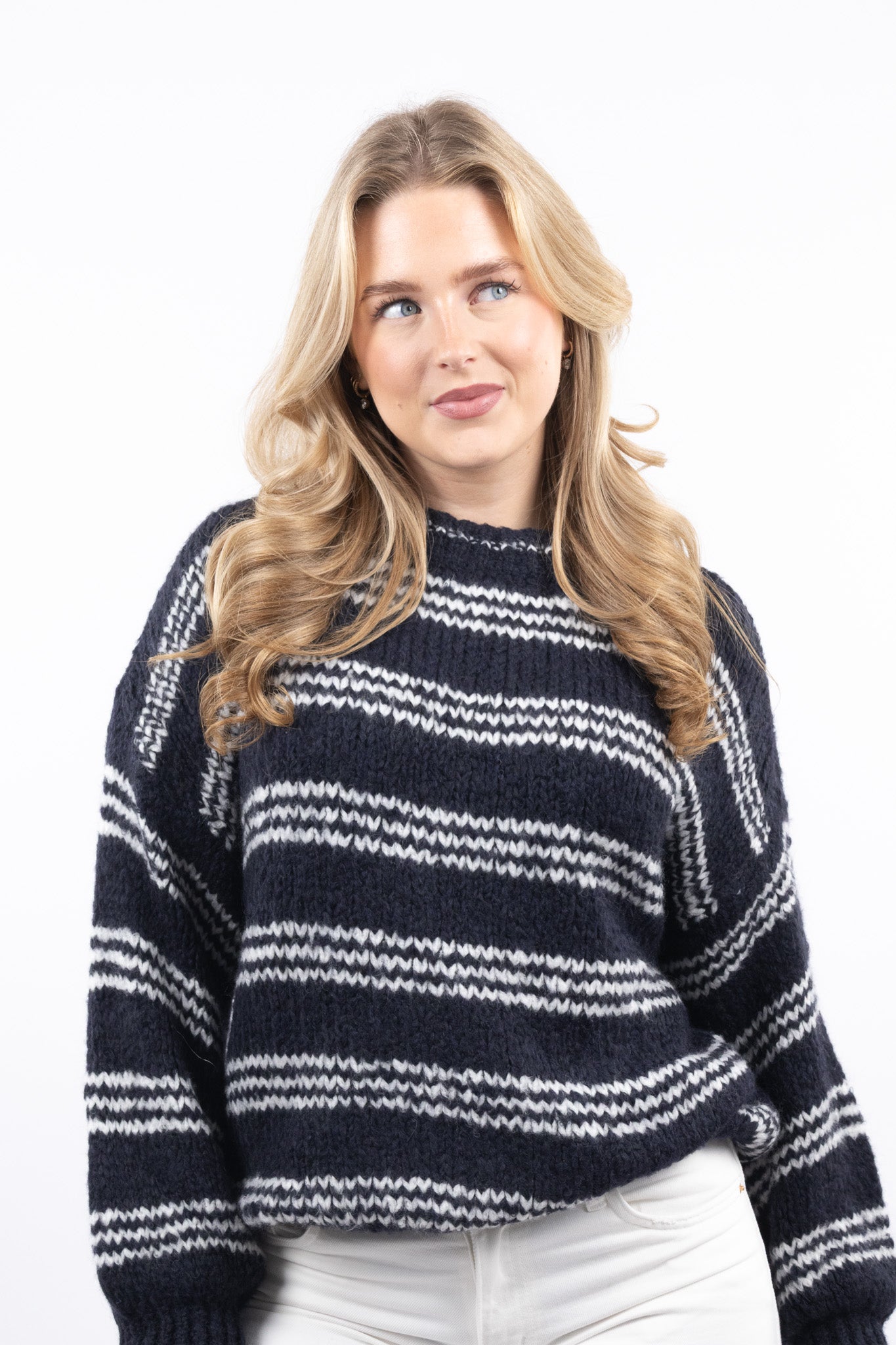 Chunky Striped Knit