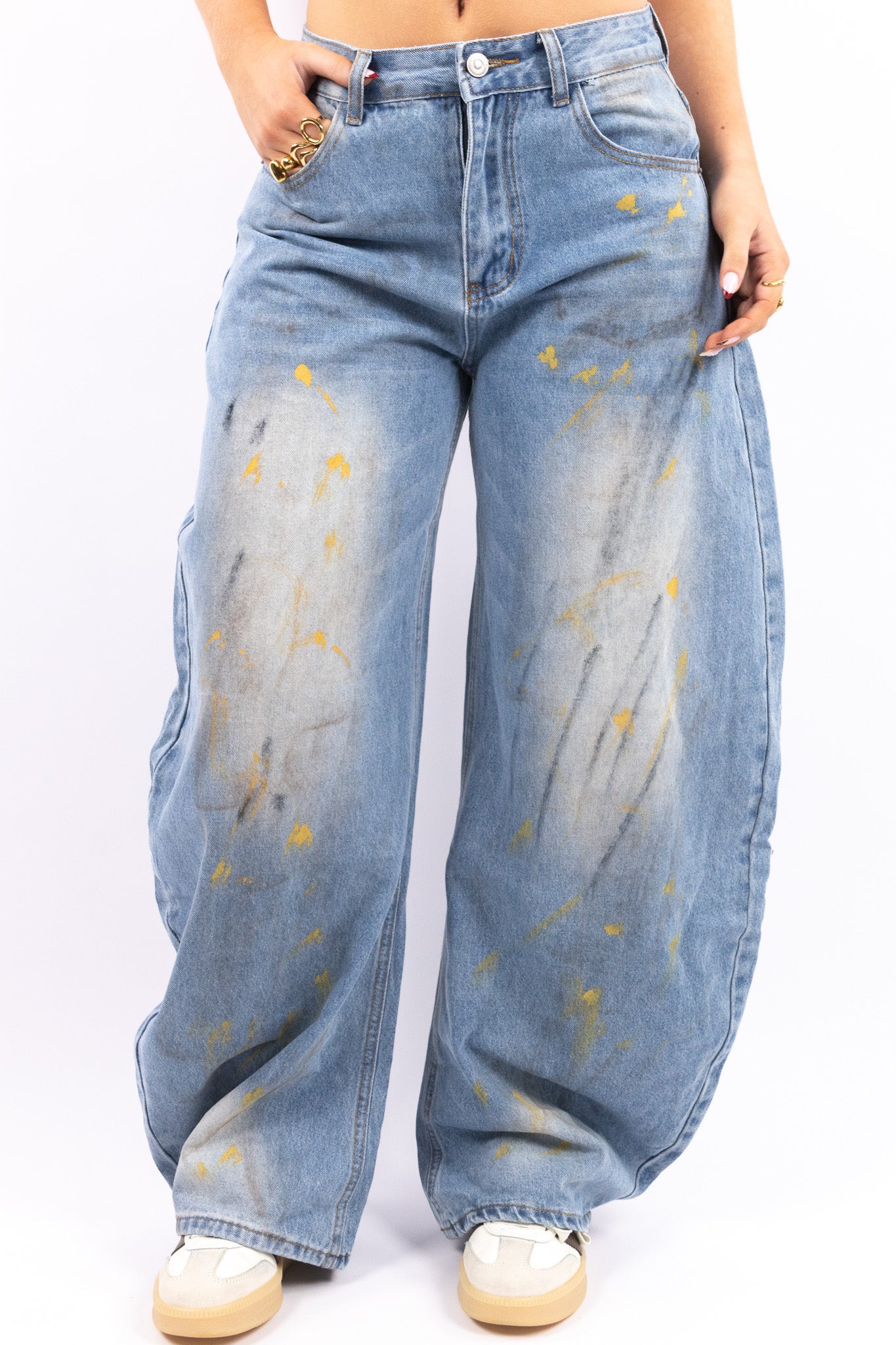 Painted Balloon Jeans