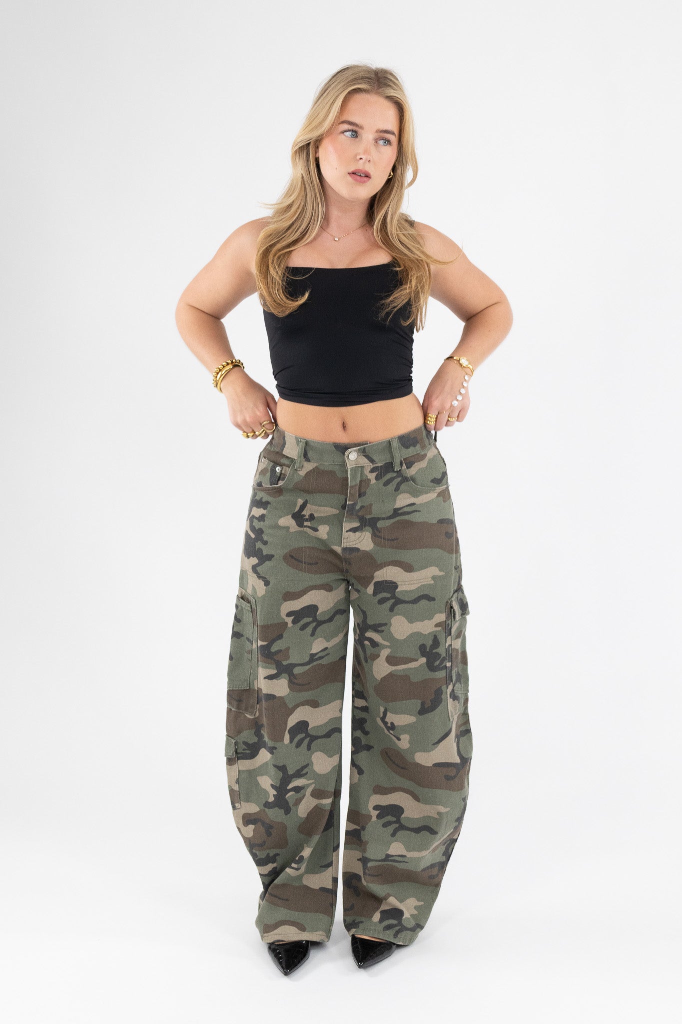 Camo Balloon Jeans