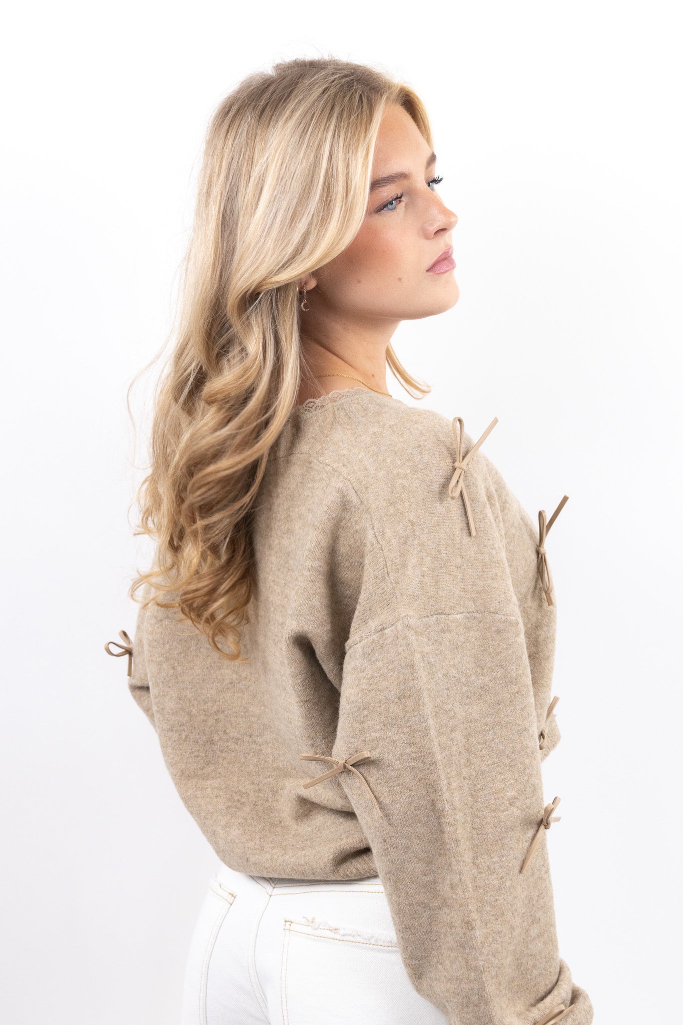 Cozy Bow Detail Cardigan