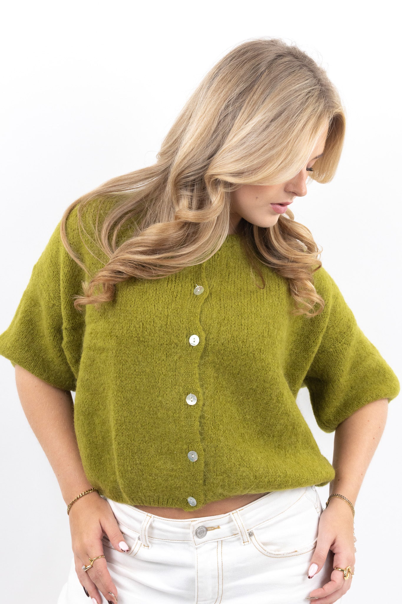 Button Up Knit Cardigan