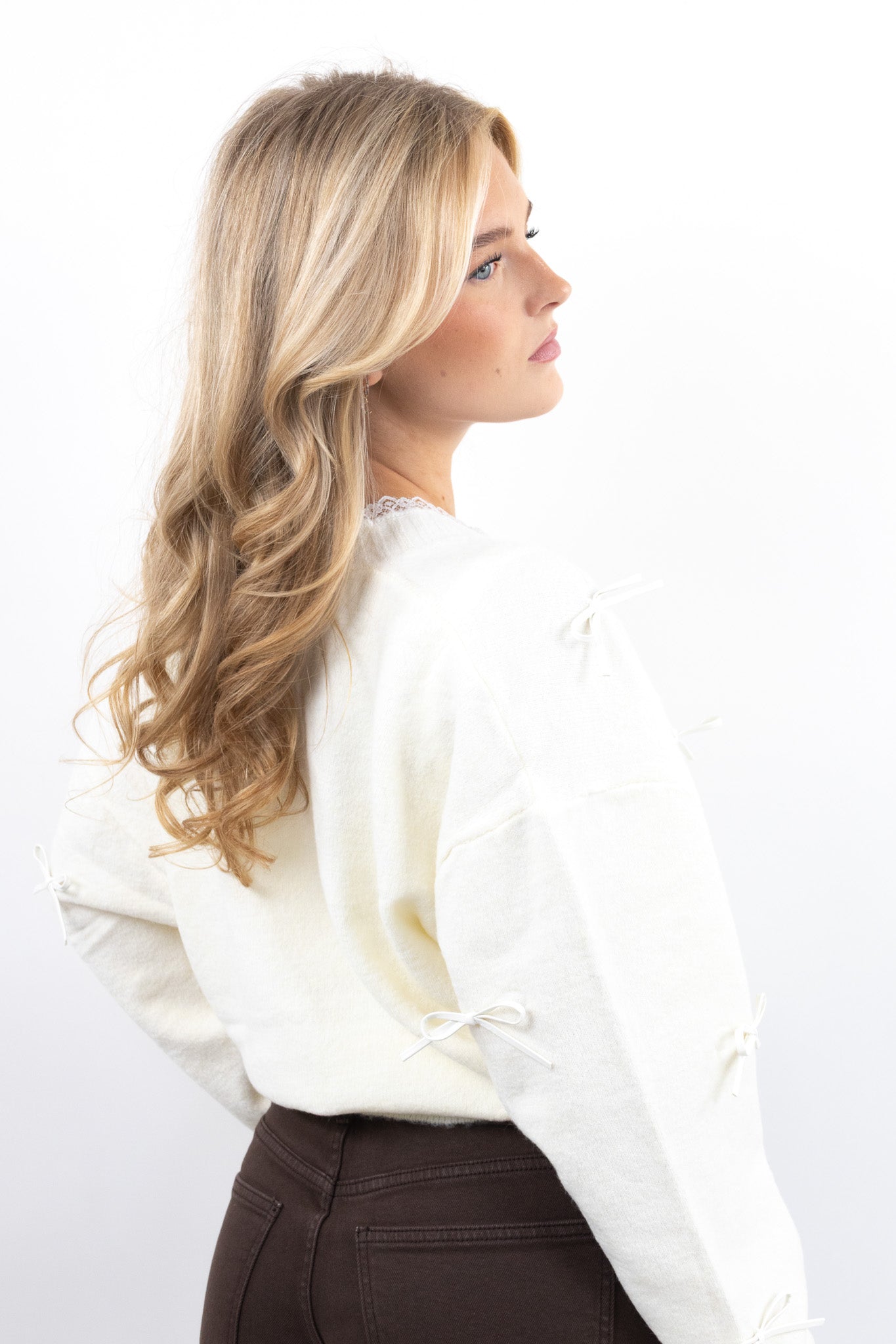 Cozy Bow Detail Cardigan