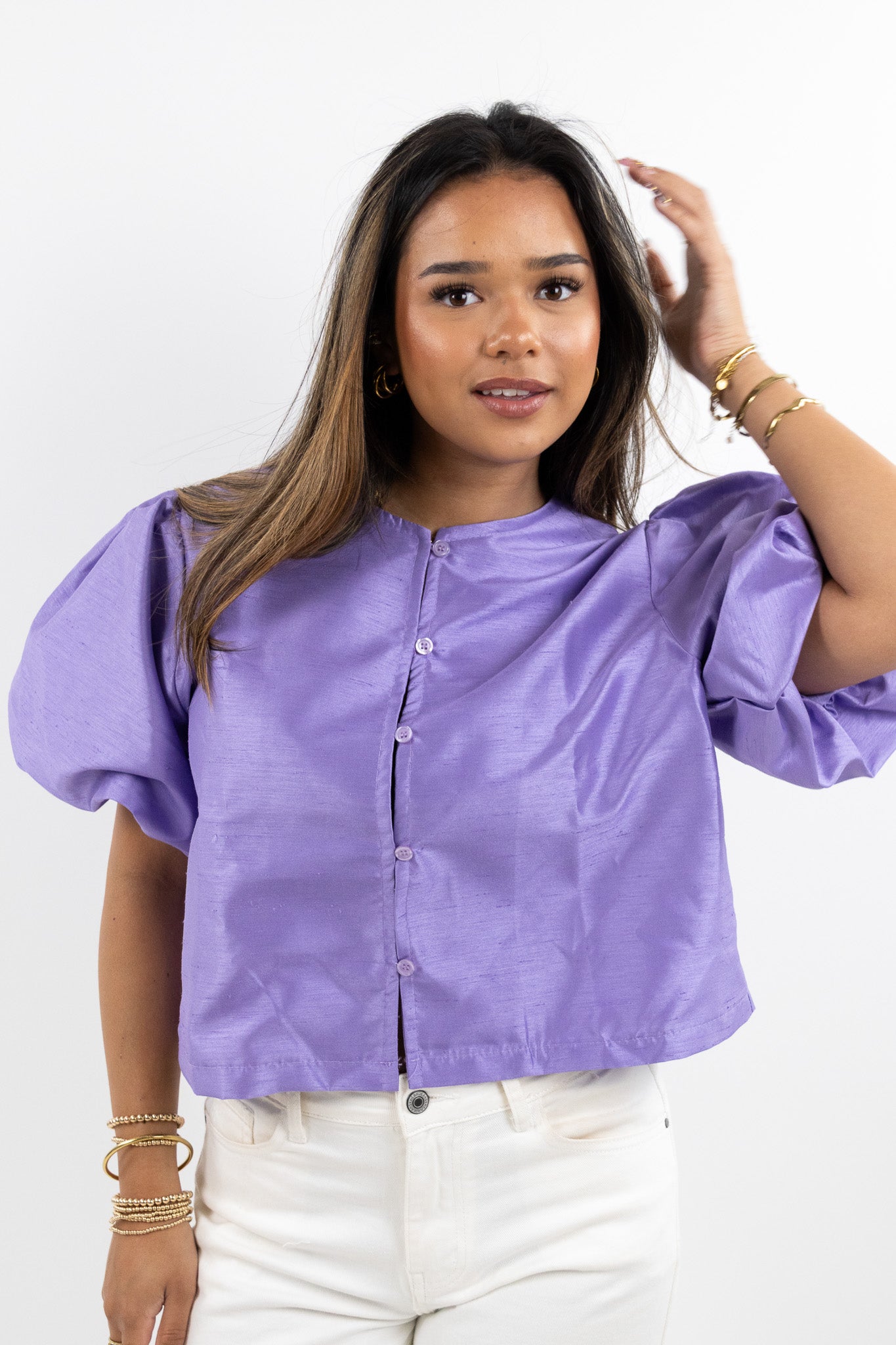 Nicky satin top