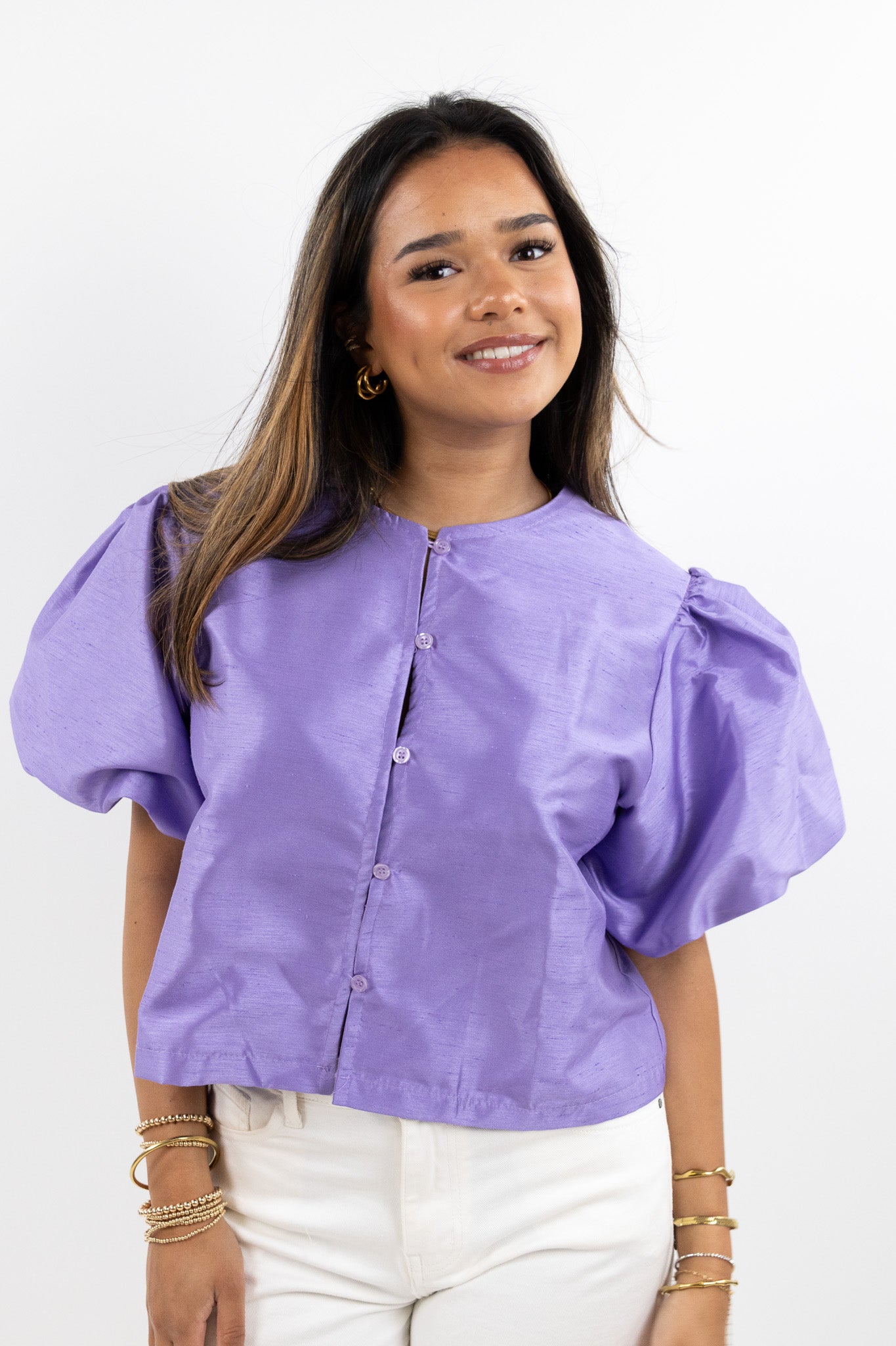 Nicky satin top