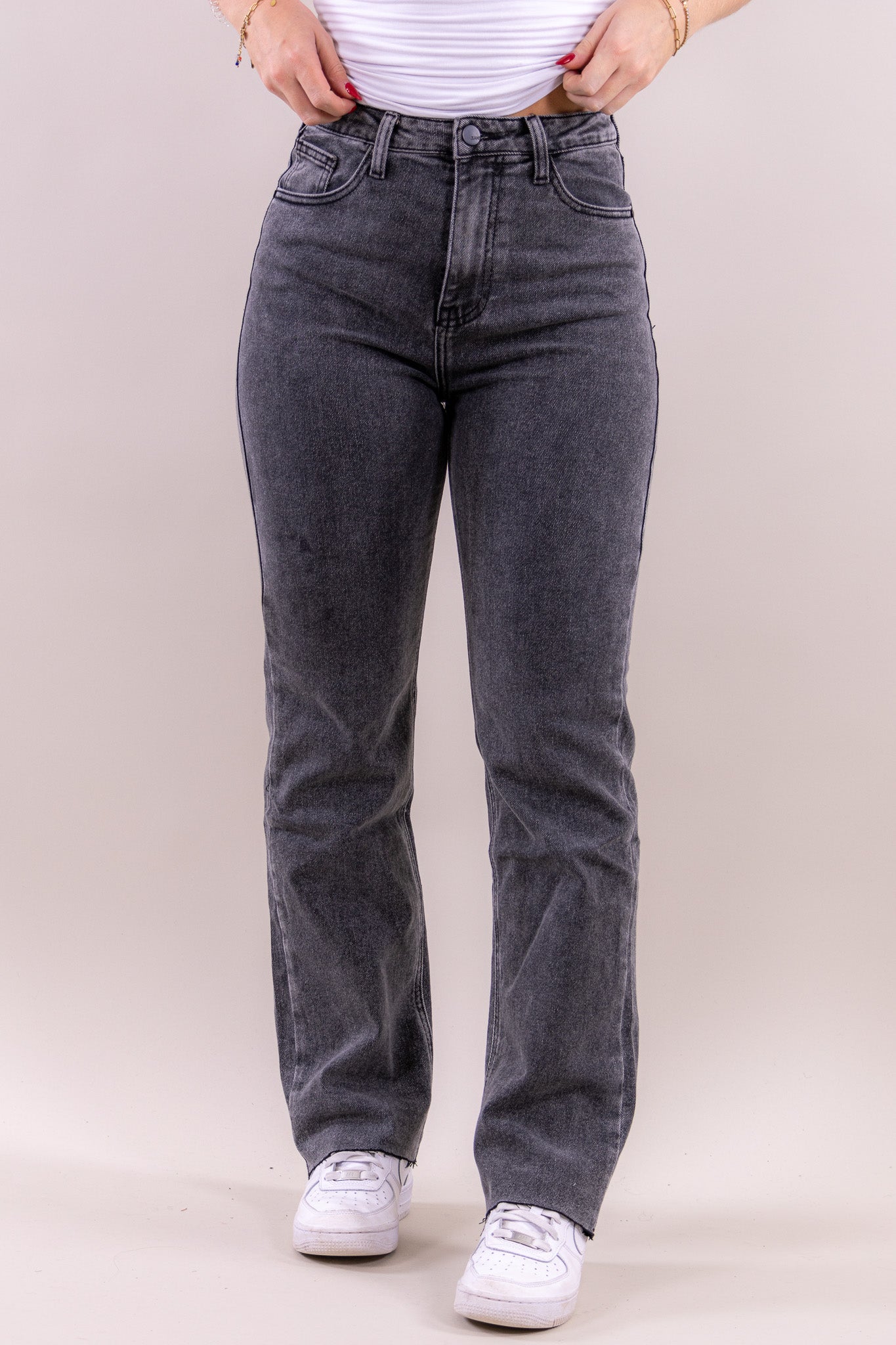 Vickey straight leg jeans - stretch