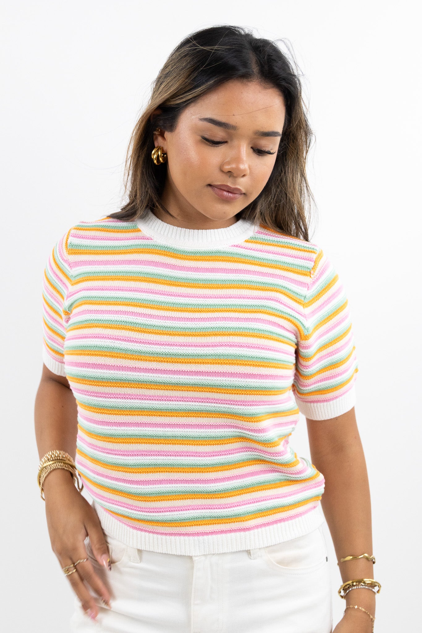 Gaby striped top