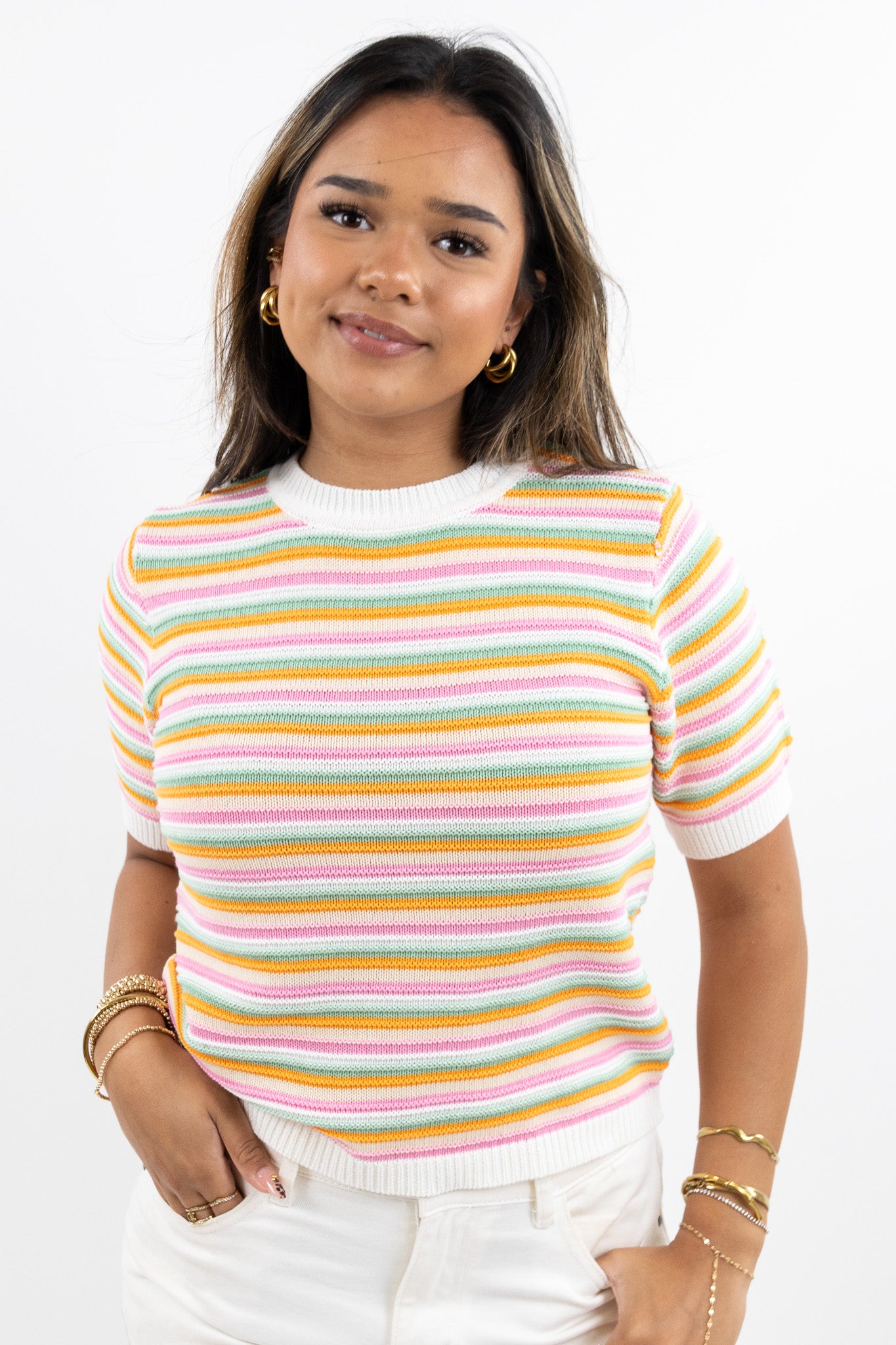 Gaby striped top