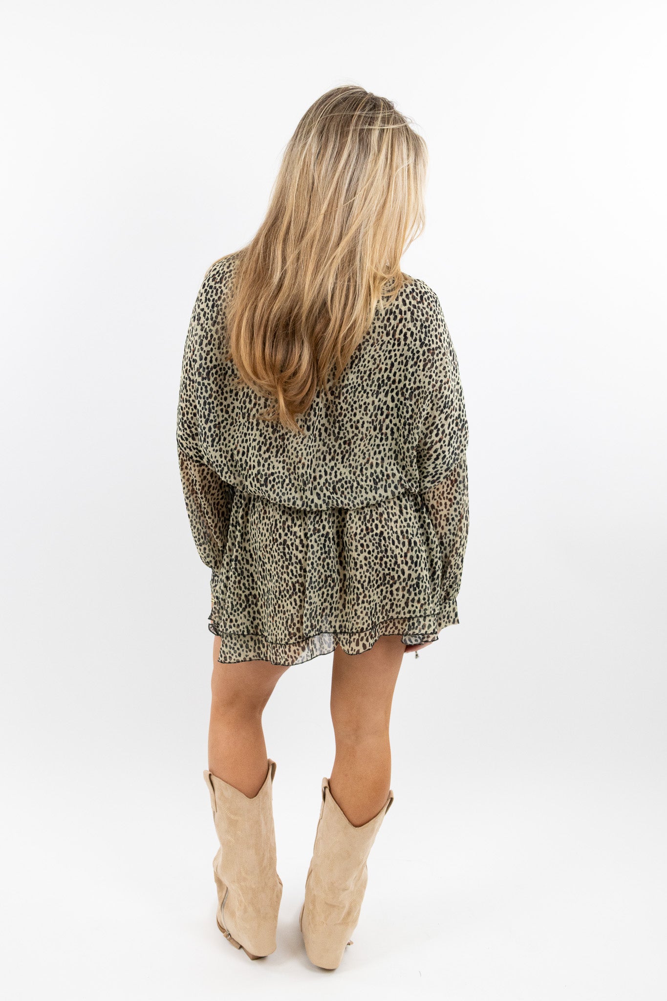 Mimi leopard dress