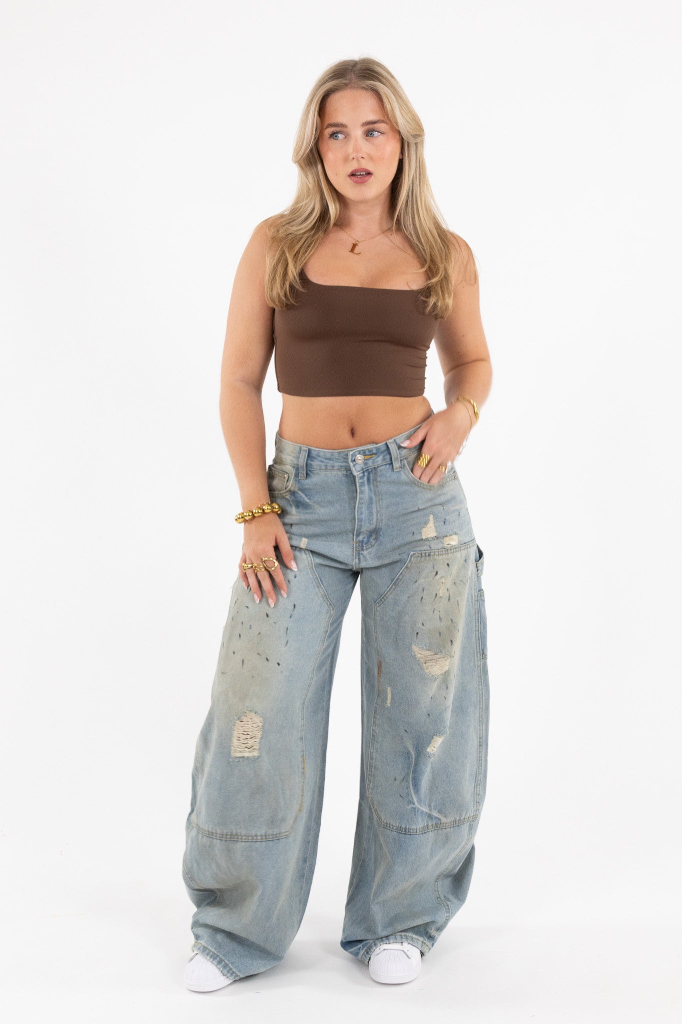 Vintage Wash Carpenter Jeans