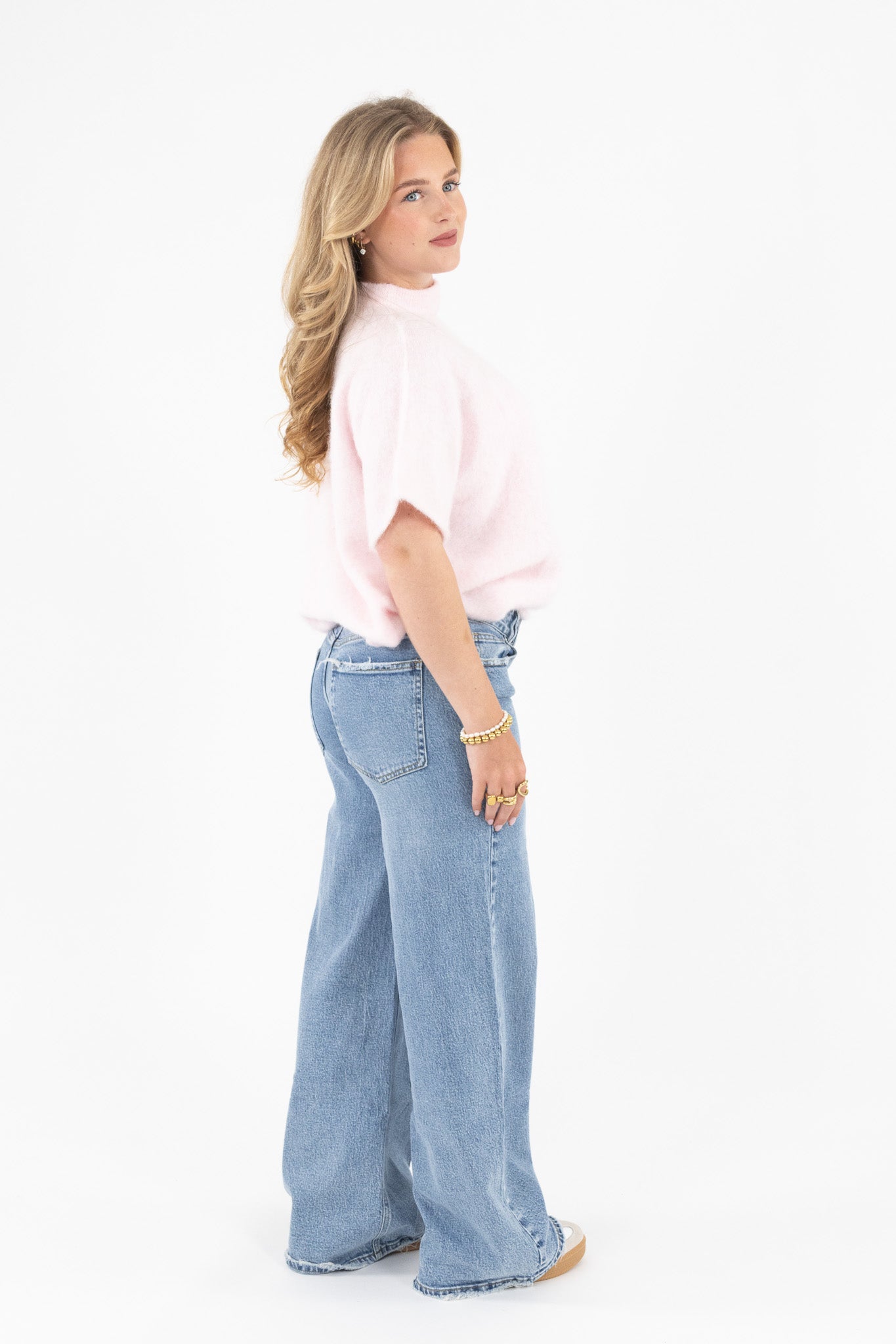 Cut Out Shoulder Knit