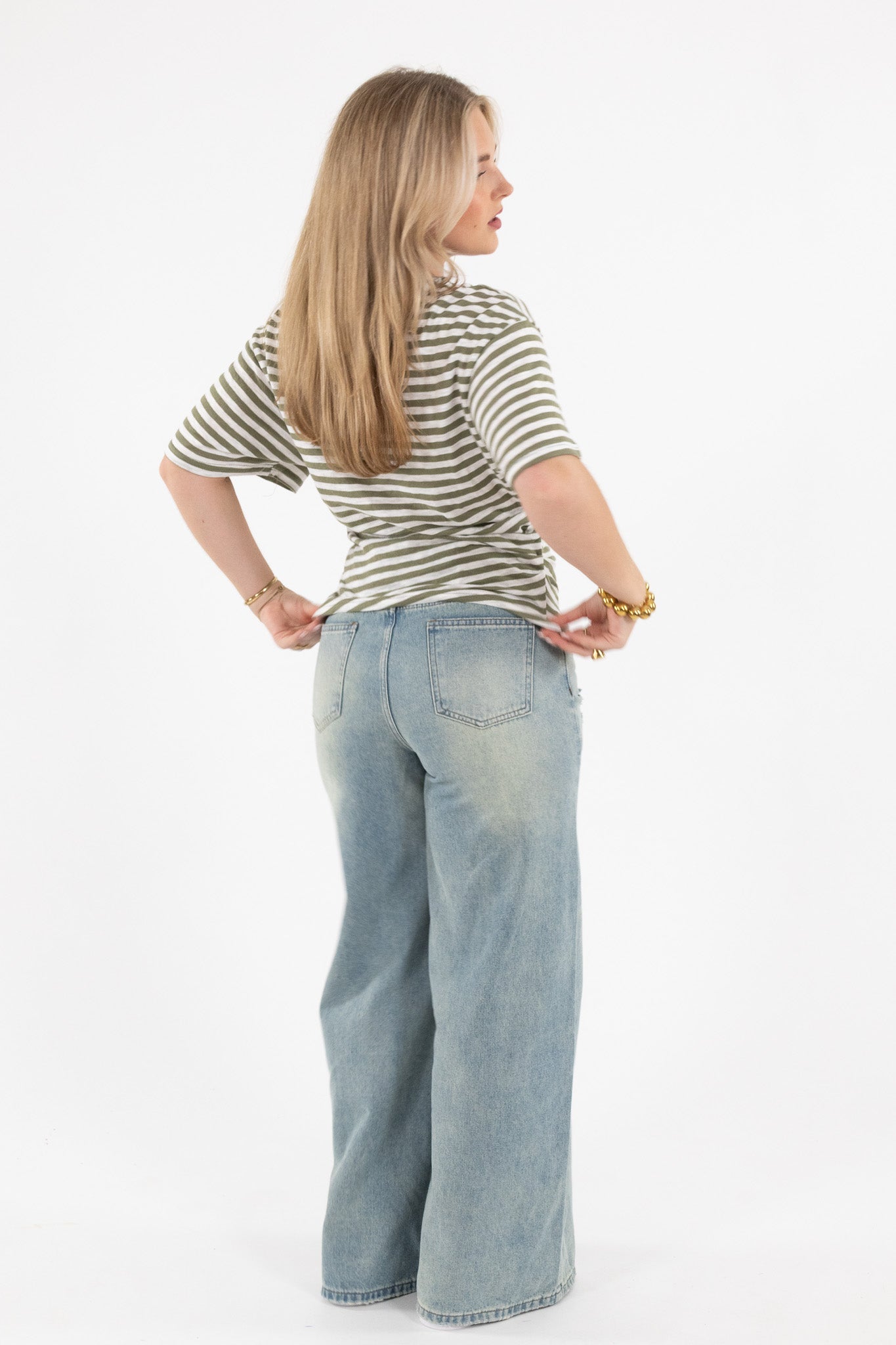 Fitted Stripe Tee