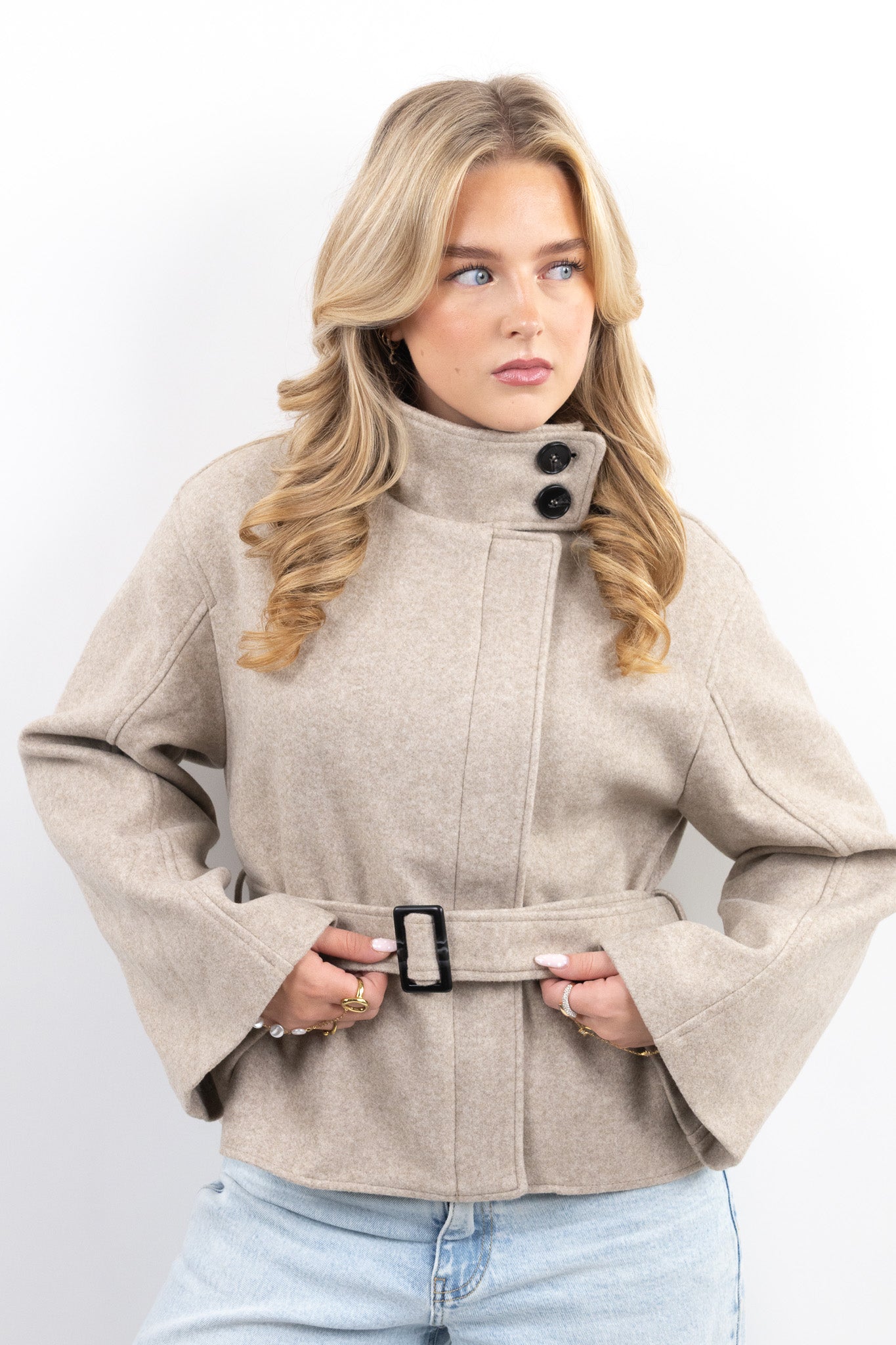 Belted Wool Jacket